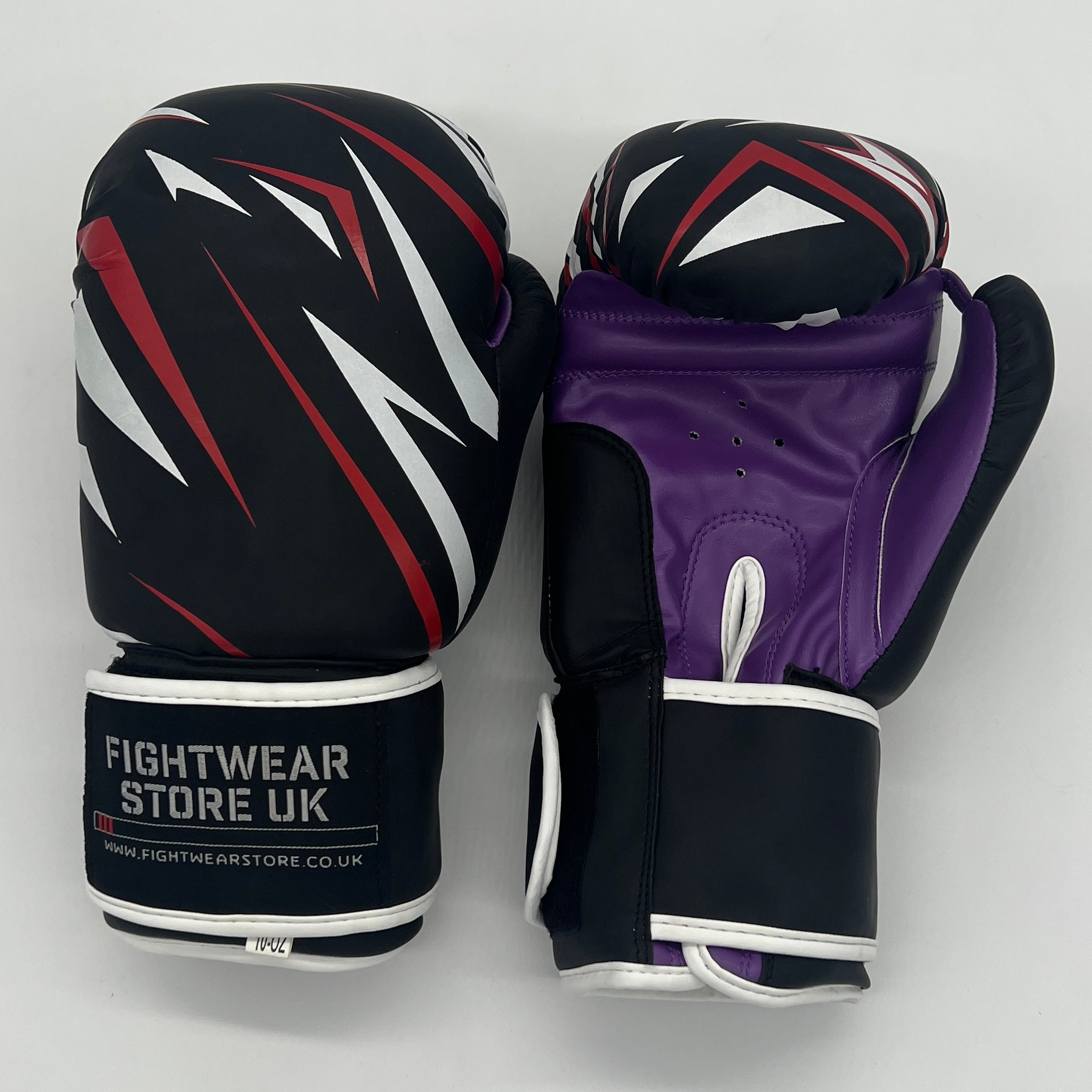 Raptor Matte Black Boxing Gloves