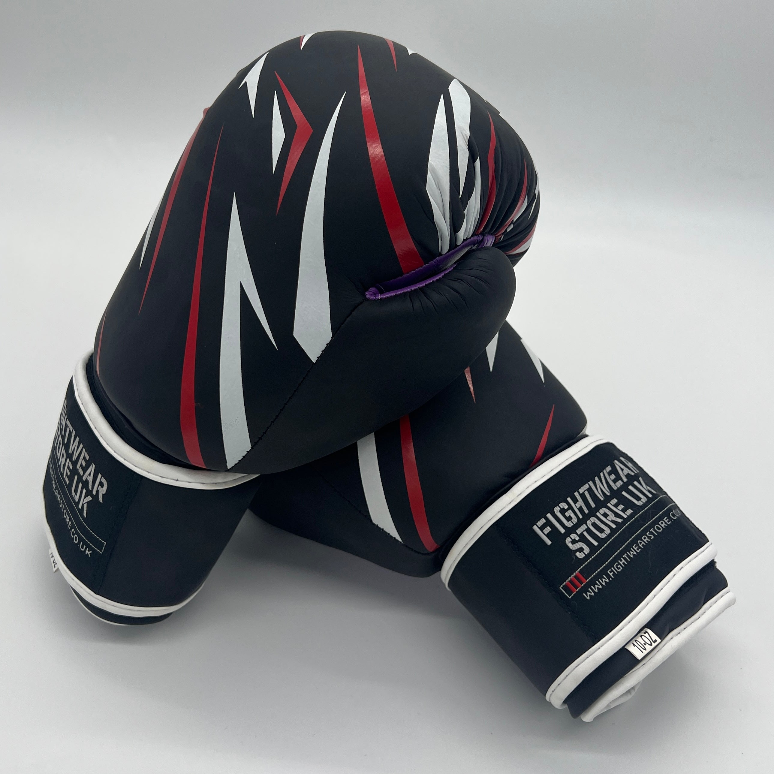 Raptor Matte Black Boxing Gloves