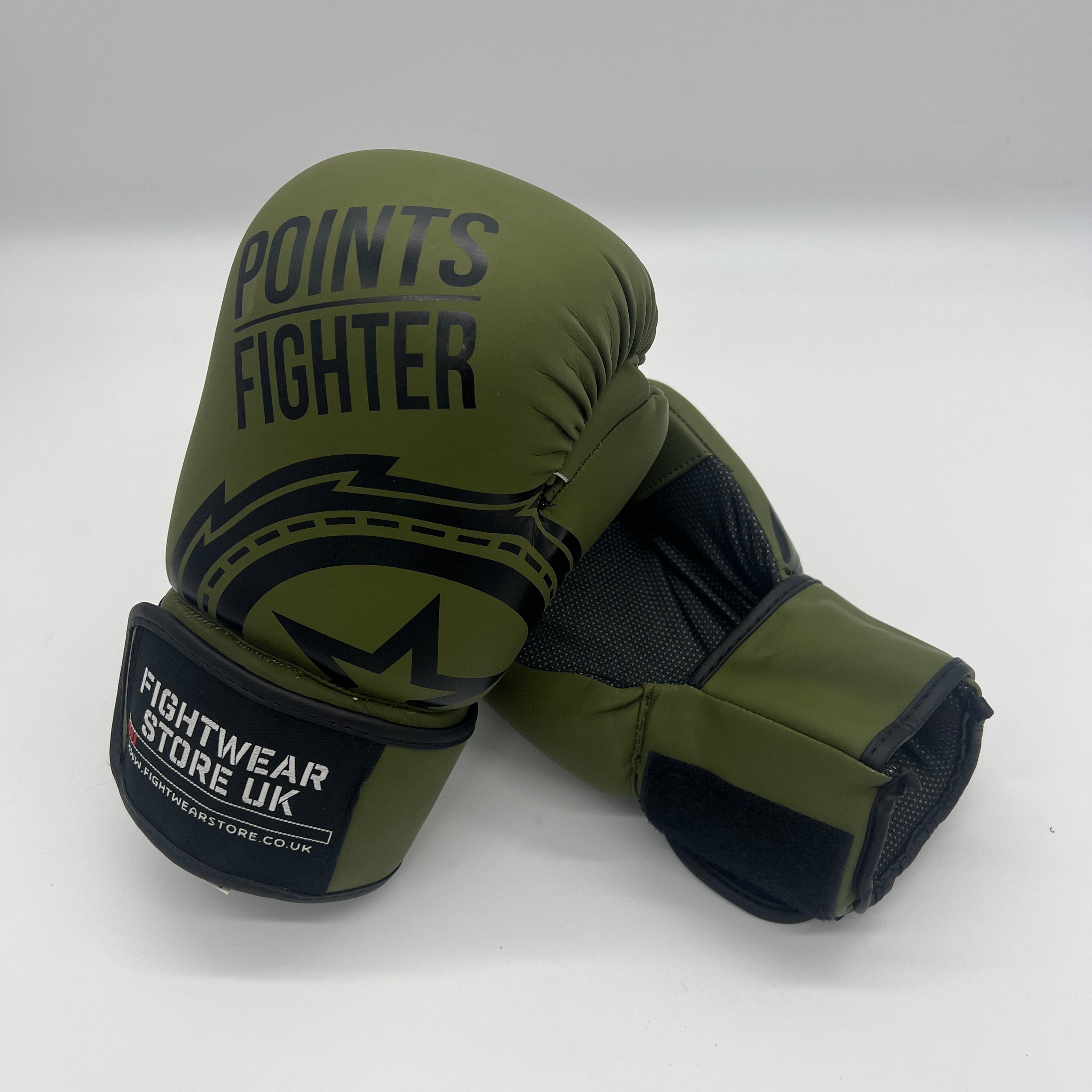 Points Fighter - Evolution Open Hand Semi Contact Gloves - Green