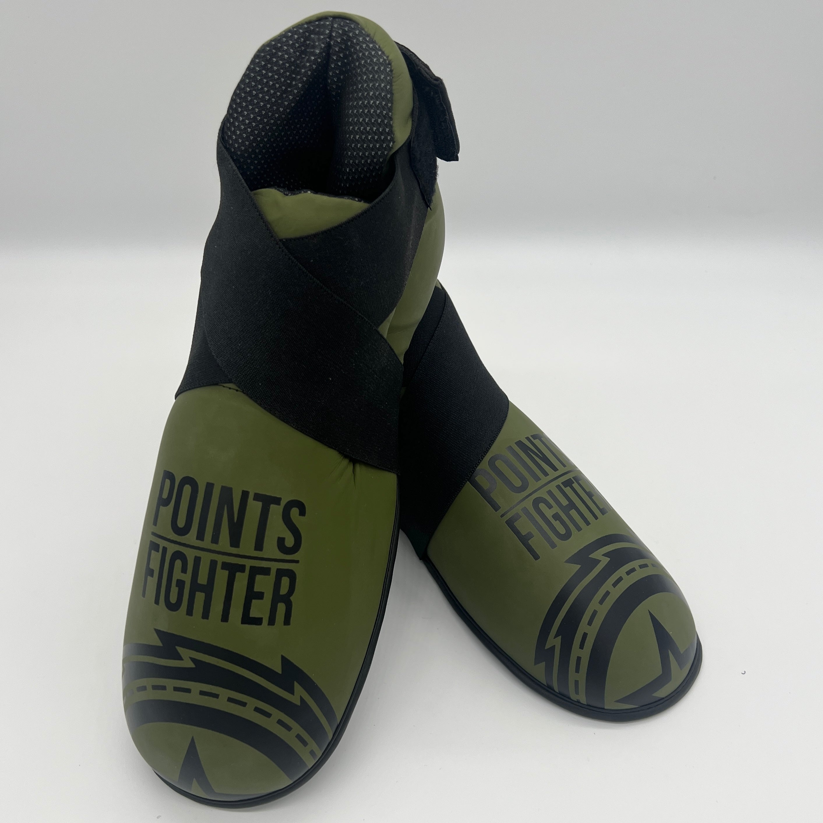 Points Fighter Evolution Flexi Tech Kick Boots - Khaki Green