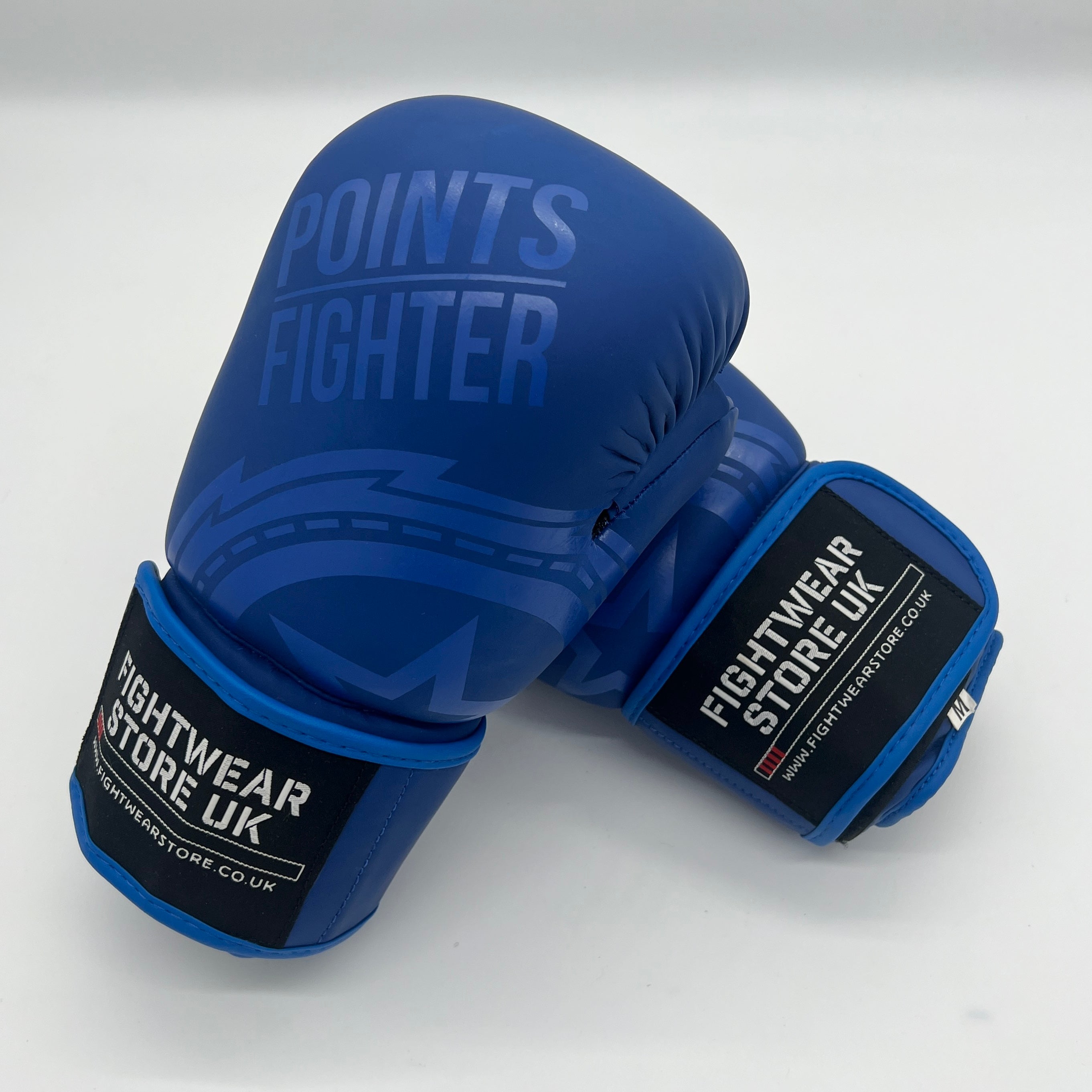 Points Fighter - Evolution Open Hand Semi Contact Gloves - Matte Blue