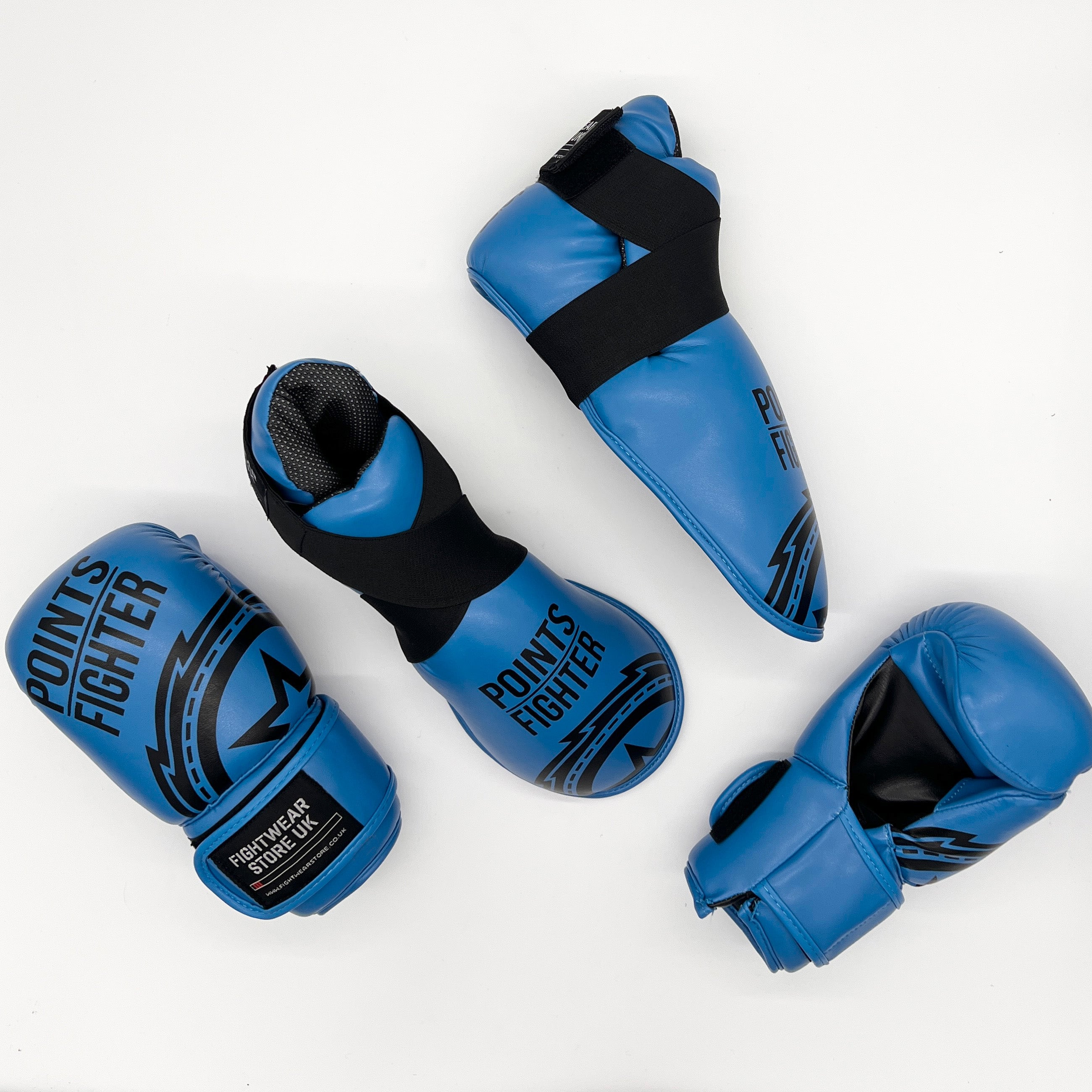 Points Fighter Evolution - Flexi Tech Kick Boots - Electric Blue