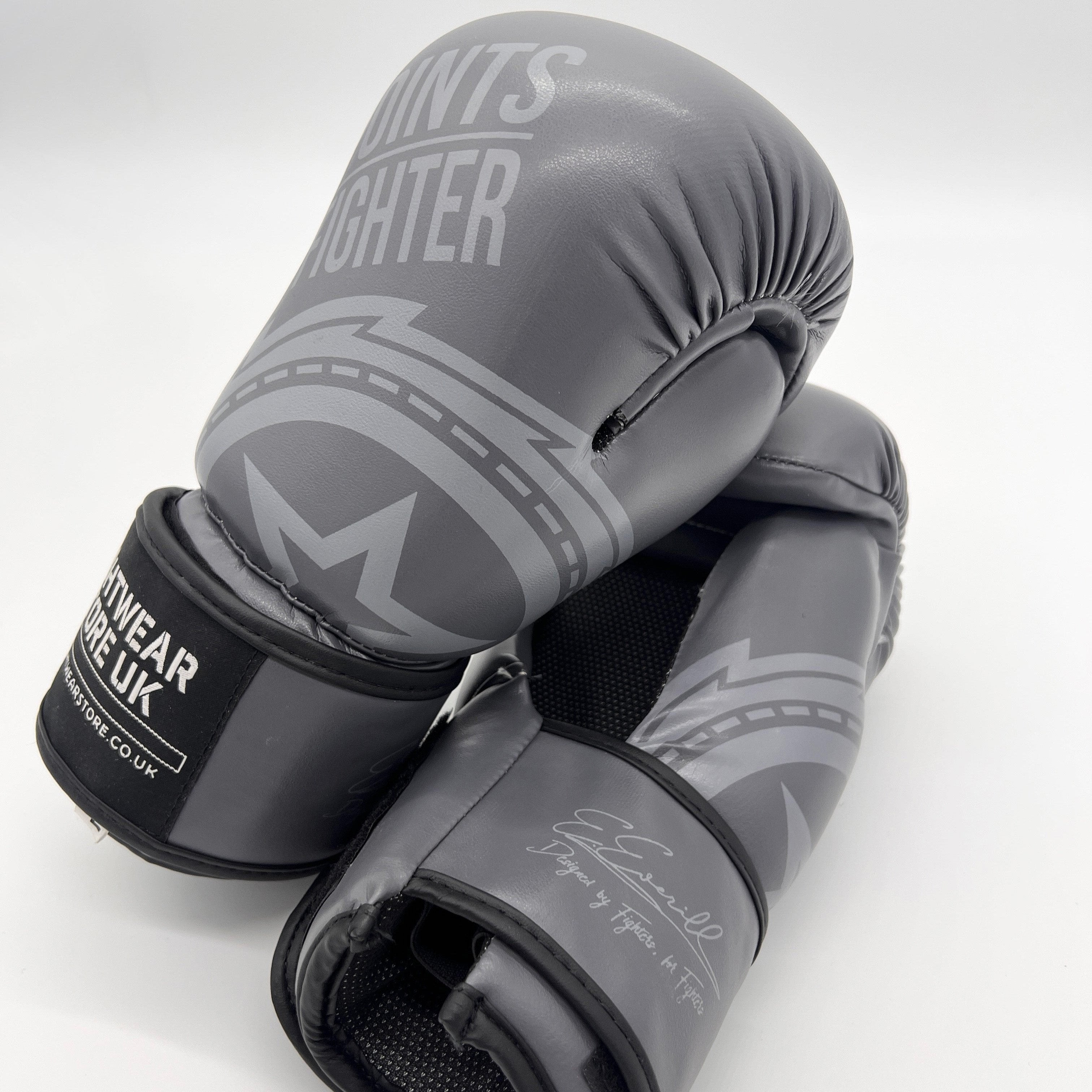 fight gear uk ELIJAH EVERILL X POINTS FIGHTER Open Hand Semi Contact Gloves