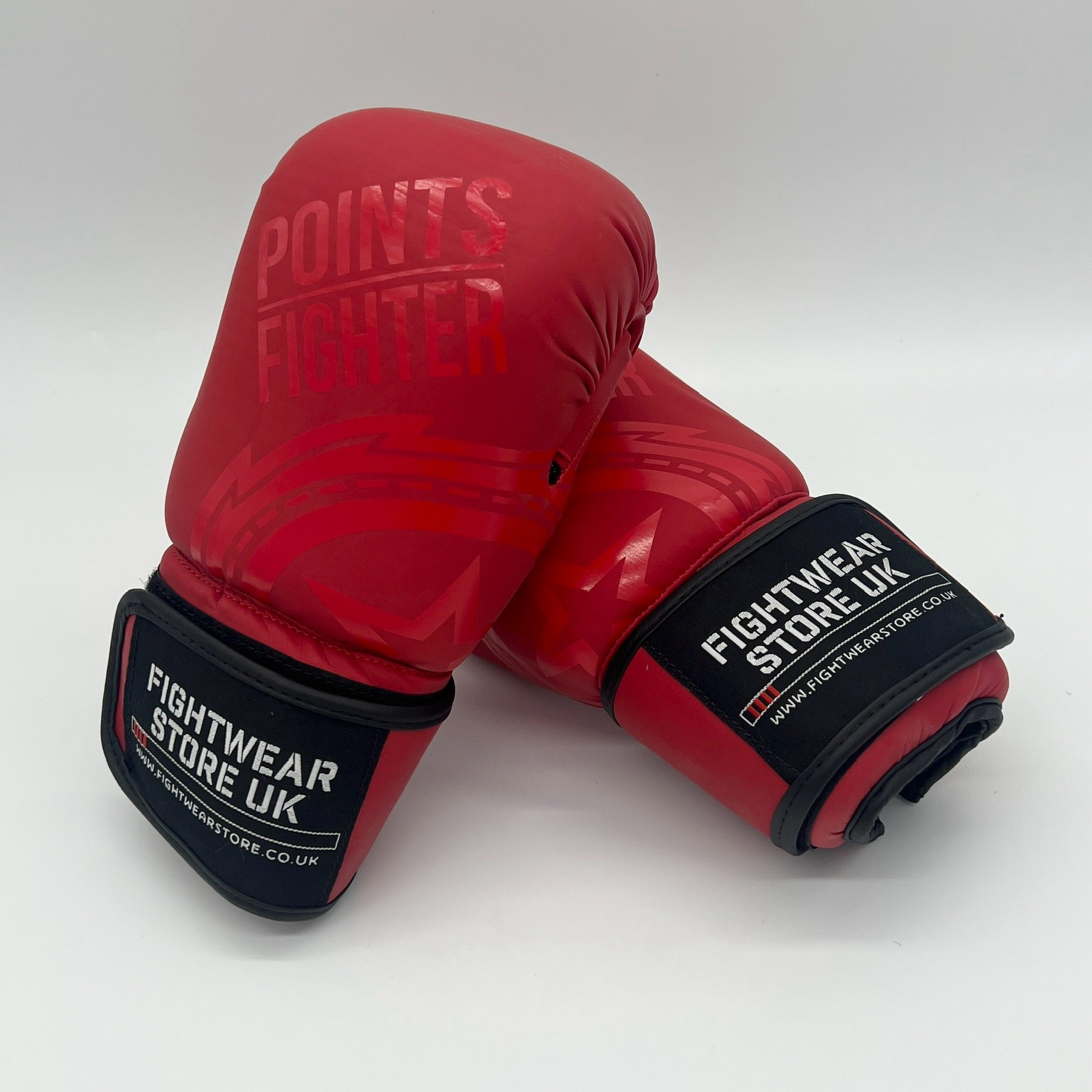 ROBBIE LAVOIE X POINTS FIGHTER Evolution Open Hand Semi Contact Gloves - Matte Red