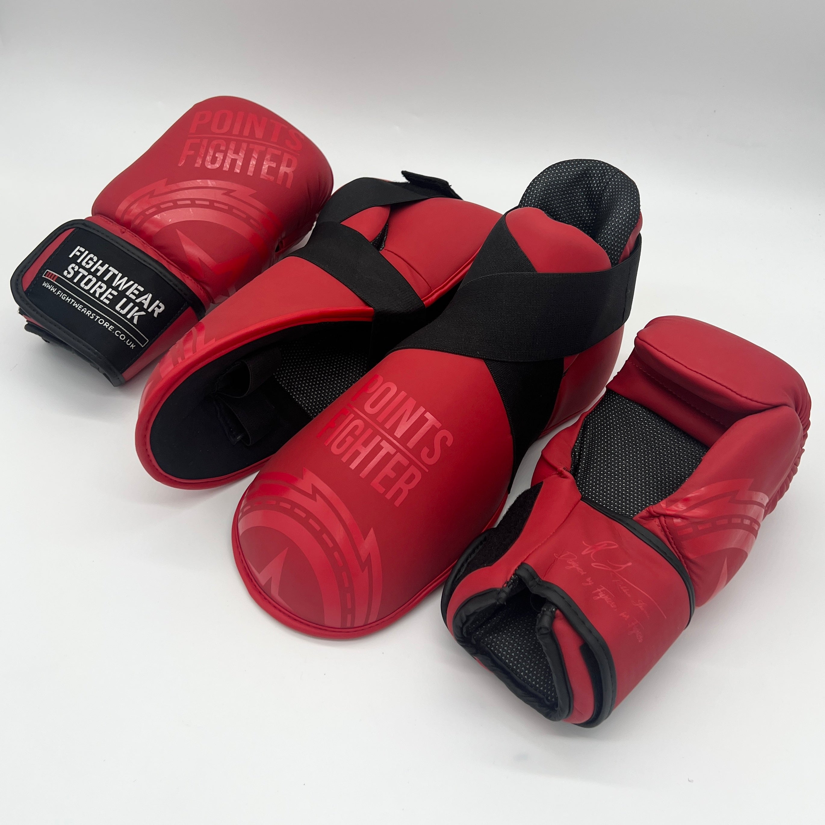 Points Fighter Evolution Flexi Tech Kick Boots - Matte Red