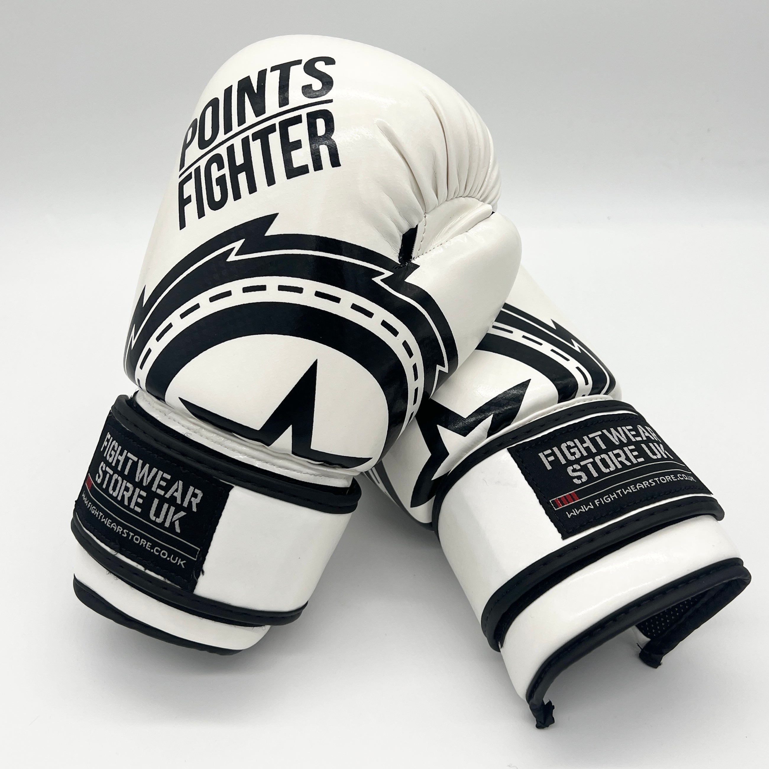 Points Fighter - Evolution Open Hand Semi Contact Gloves - White