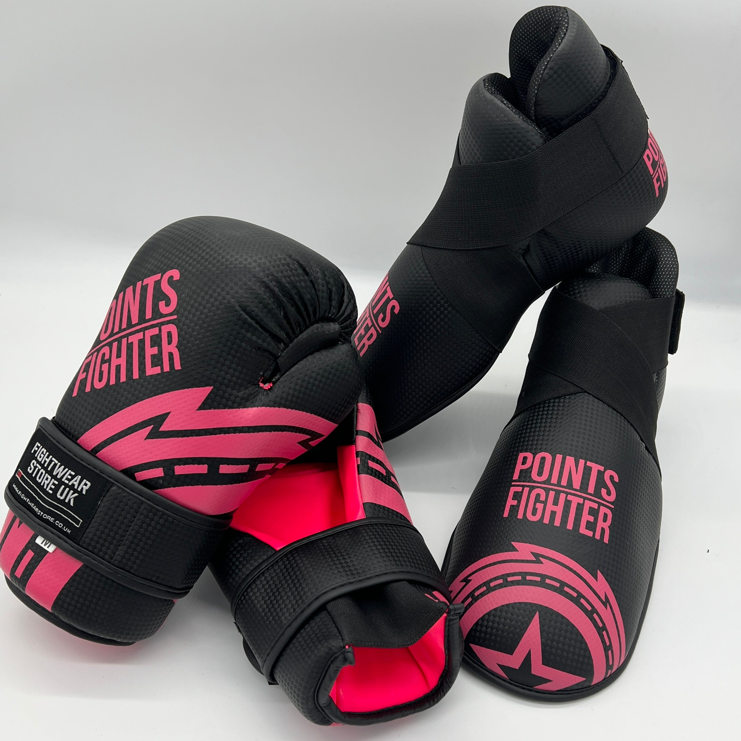 PRO-X Kick Boots - Carbon Black/Pink