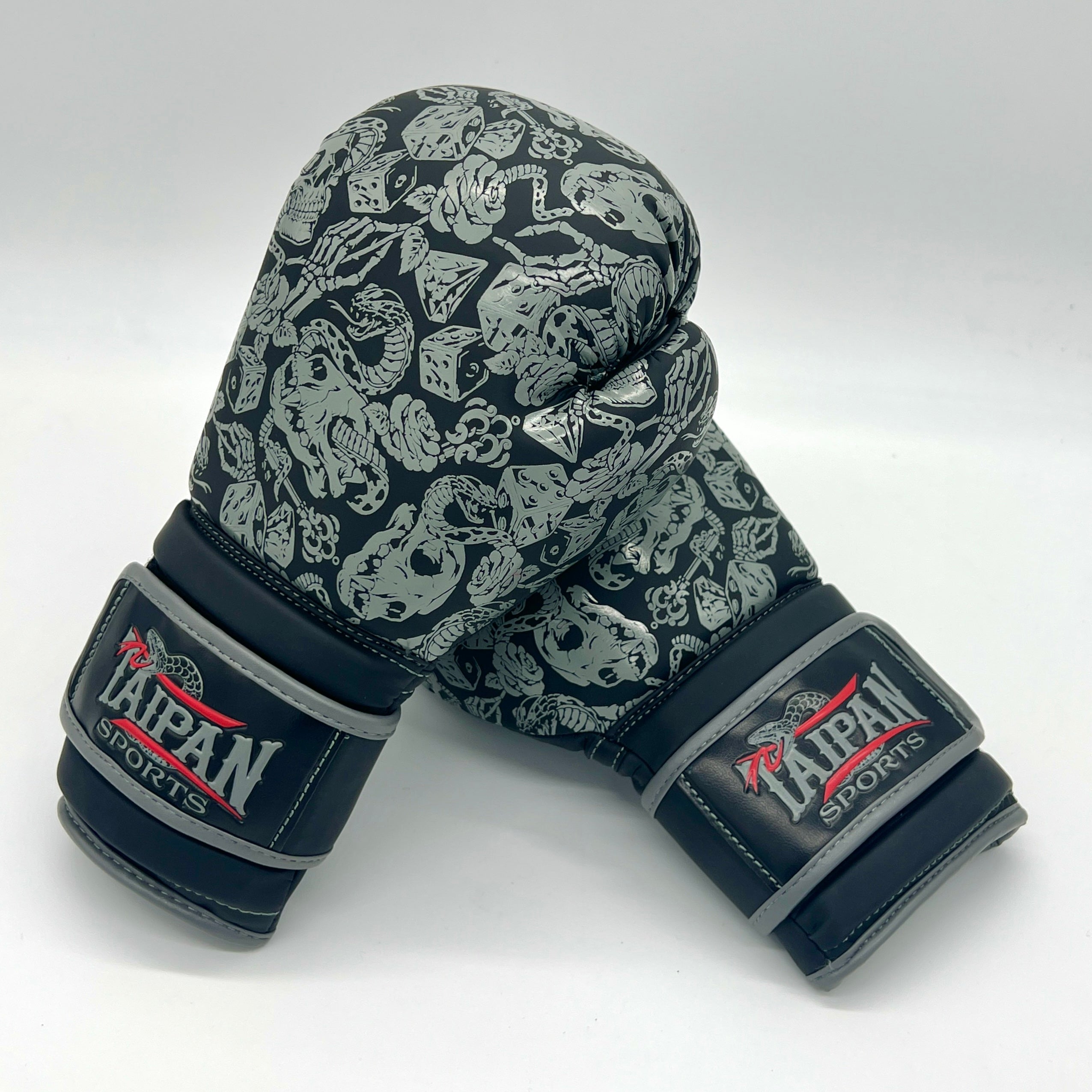 Grey Cobra Strike Boxing Gloves - Taipan Sports