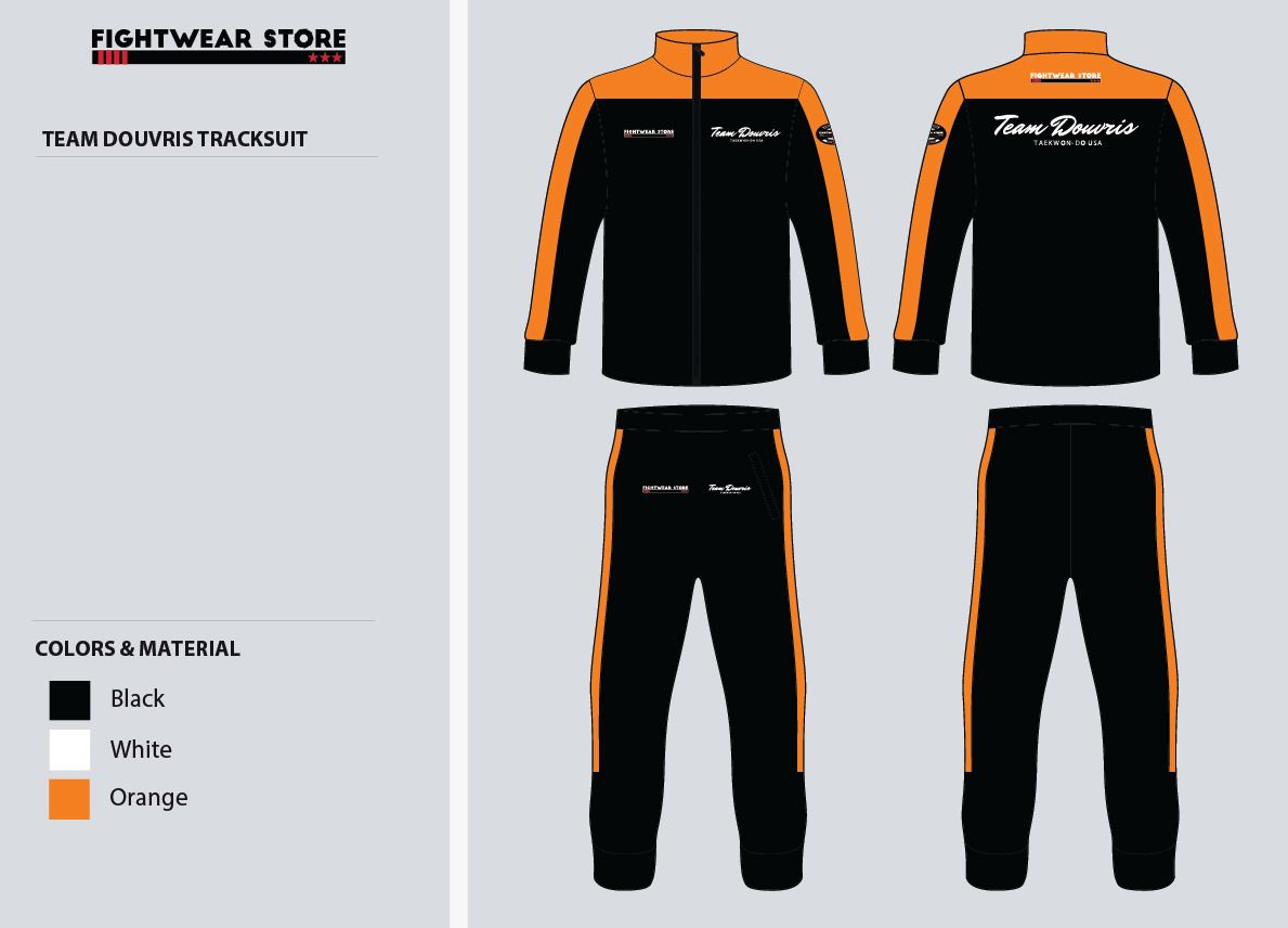 Team Douvirs Tracksuits