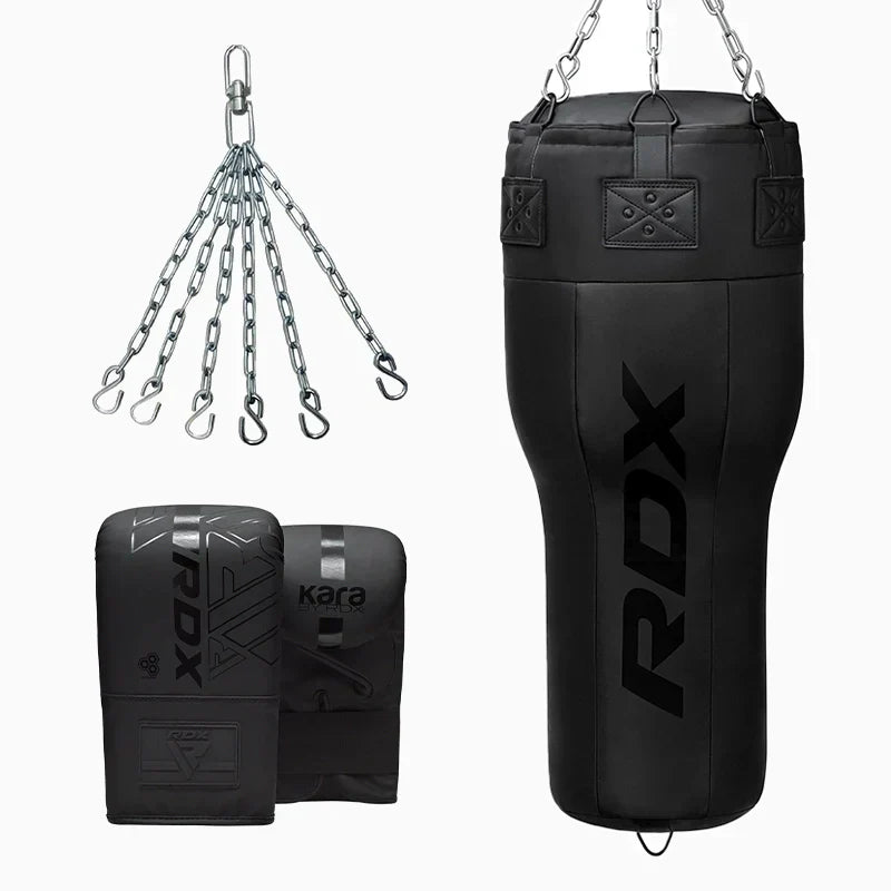 3PC PUNCH BAG ANGLE FULL BLACK