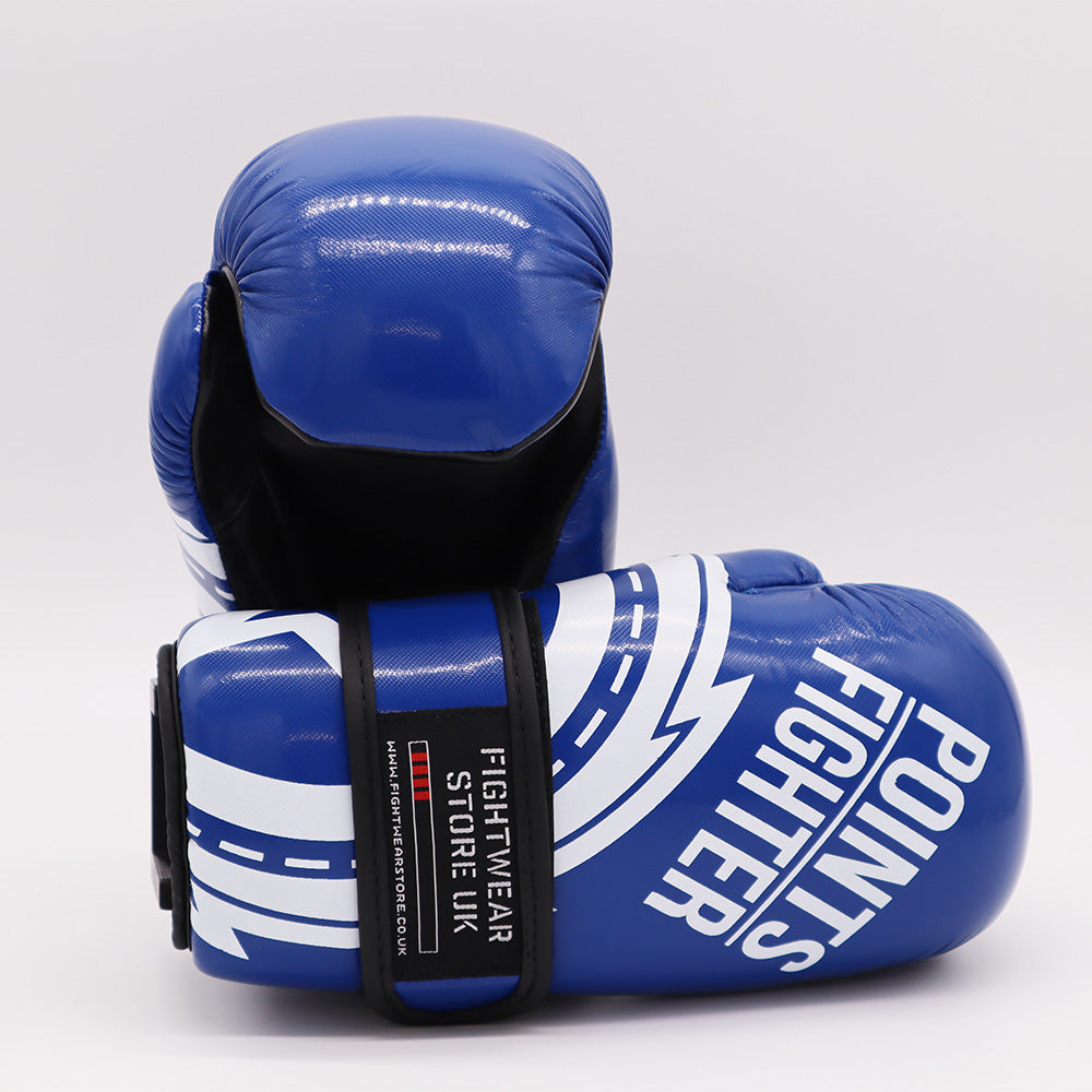 PRO-X Points Gloves - Glossy Carbon Blue