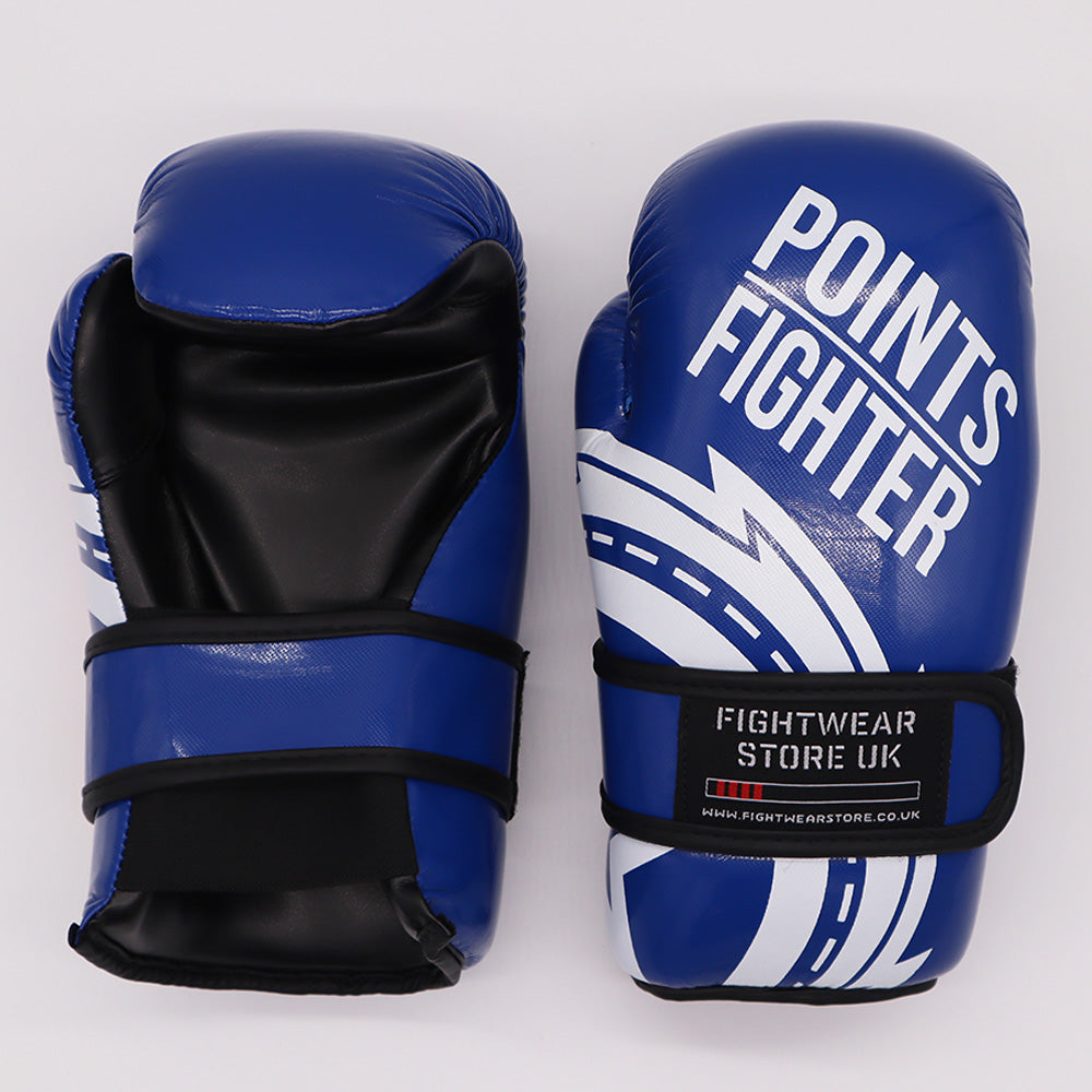 PRO-X Points Gloves - Glossy Carbon Blue