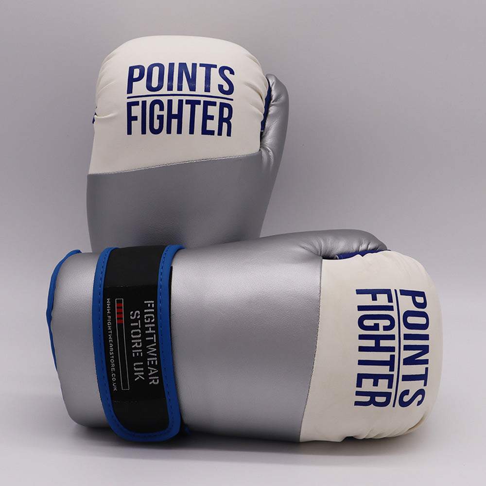 Points Fighter Evolution II Points Gloves - Silver