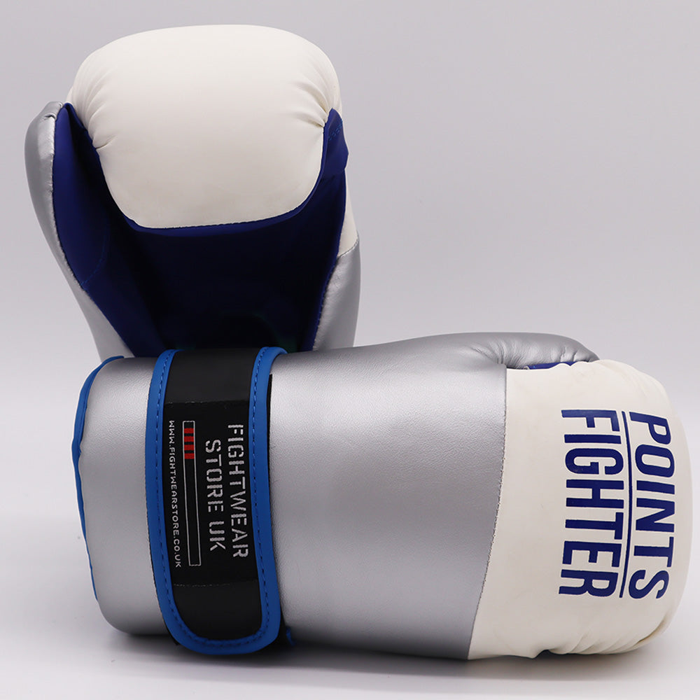 Points Fighter Evolution II Points Gloves - Silver