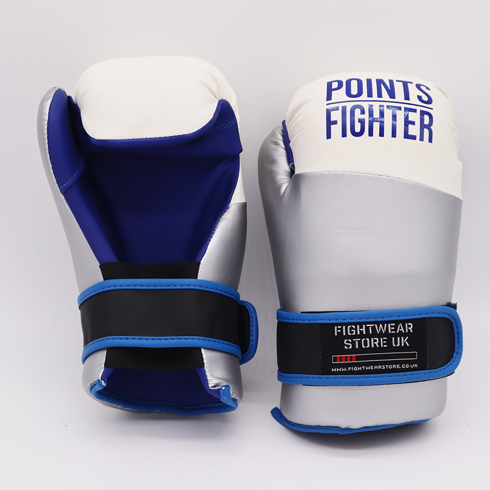 Points Fighter Evolution II Points Gloves - Silver