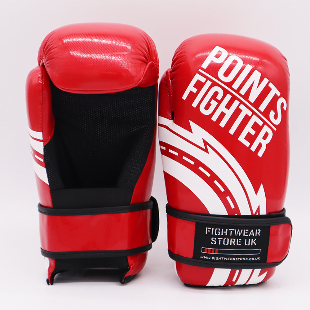 PRO-X Points Gloves - Glossy Carbon Red