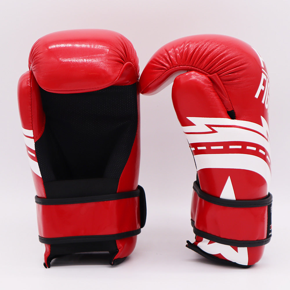 PRO-X Points Gloves - Glossy Carbon Red