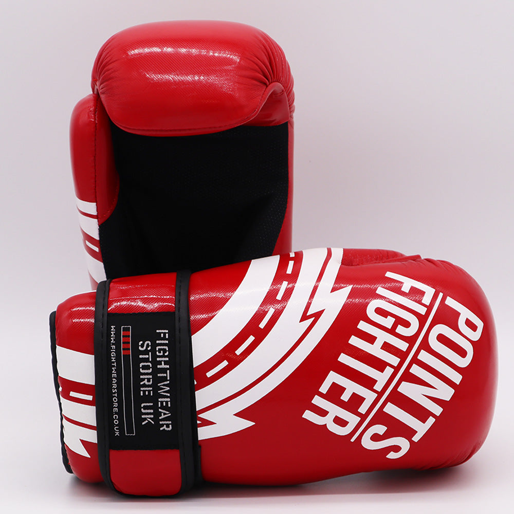 PRO-X Points Gloves - Glossy Carbon Red