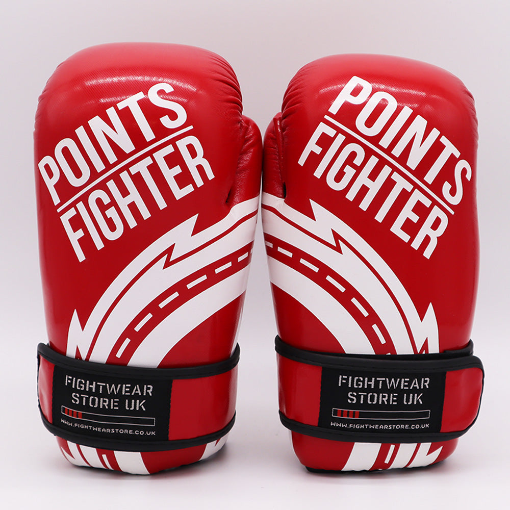 PRO-X Points Gloves - Glossy Carbon Red