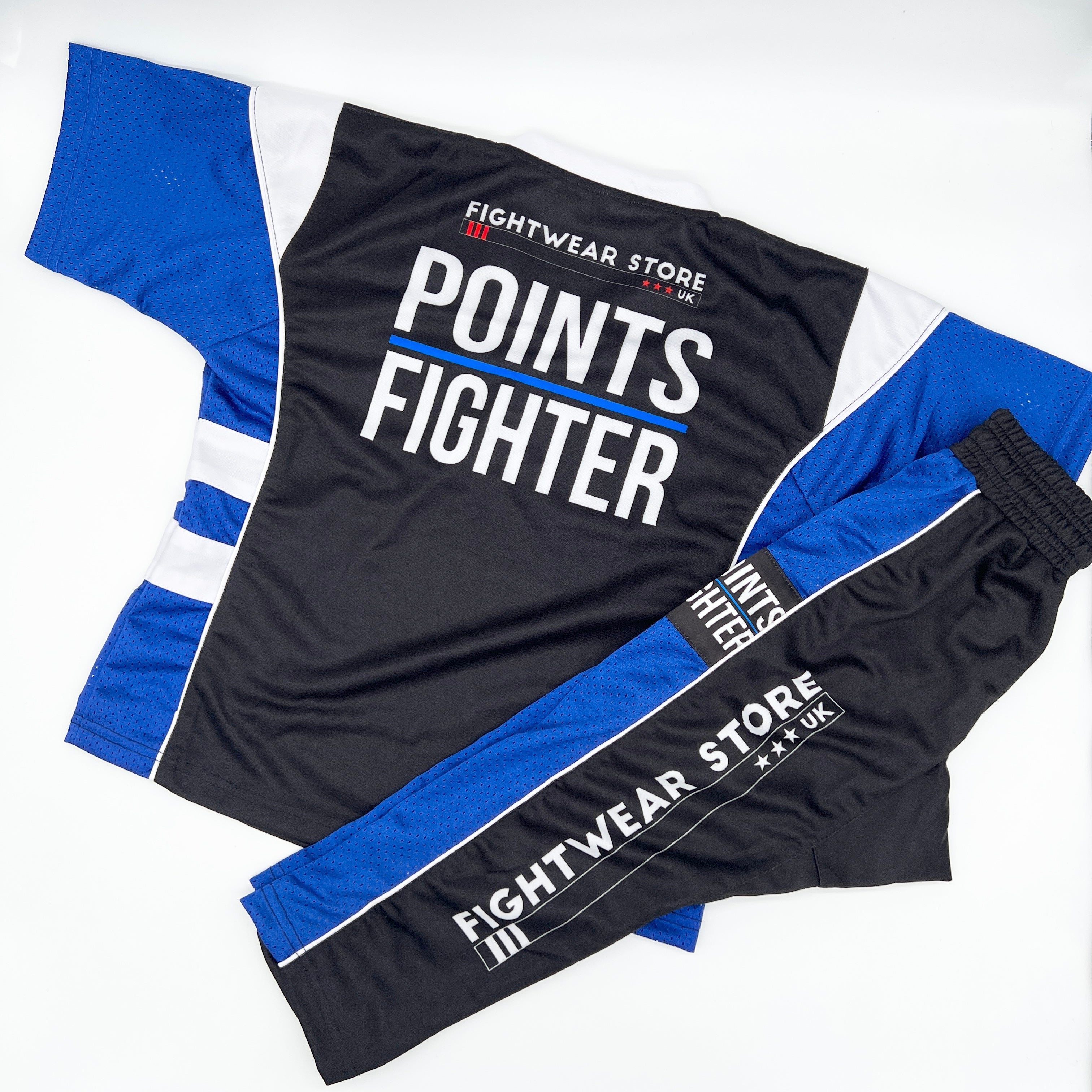 Points Fighter Full Mesh Uniform - Blue