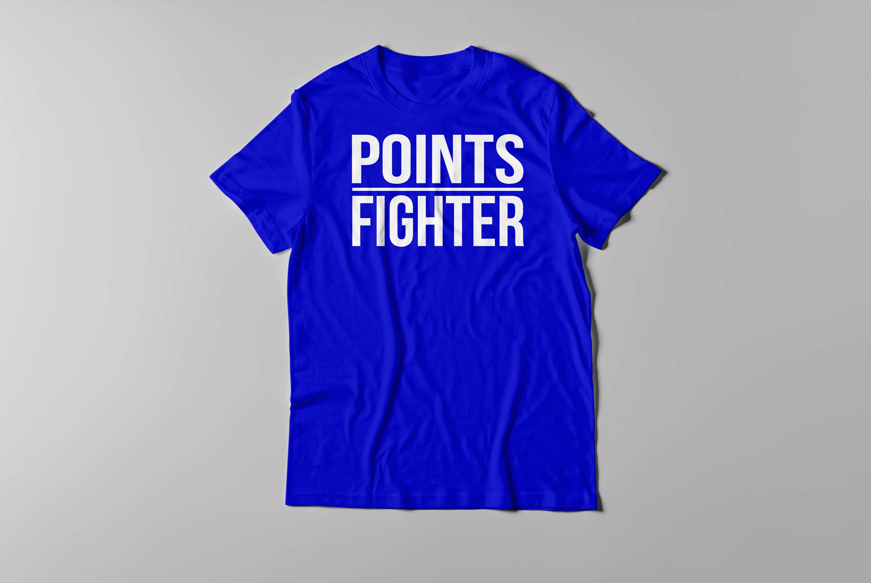 Points Fighter T-Shirt - Royal Blue