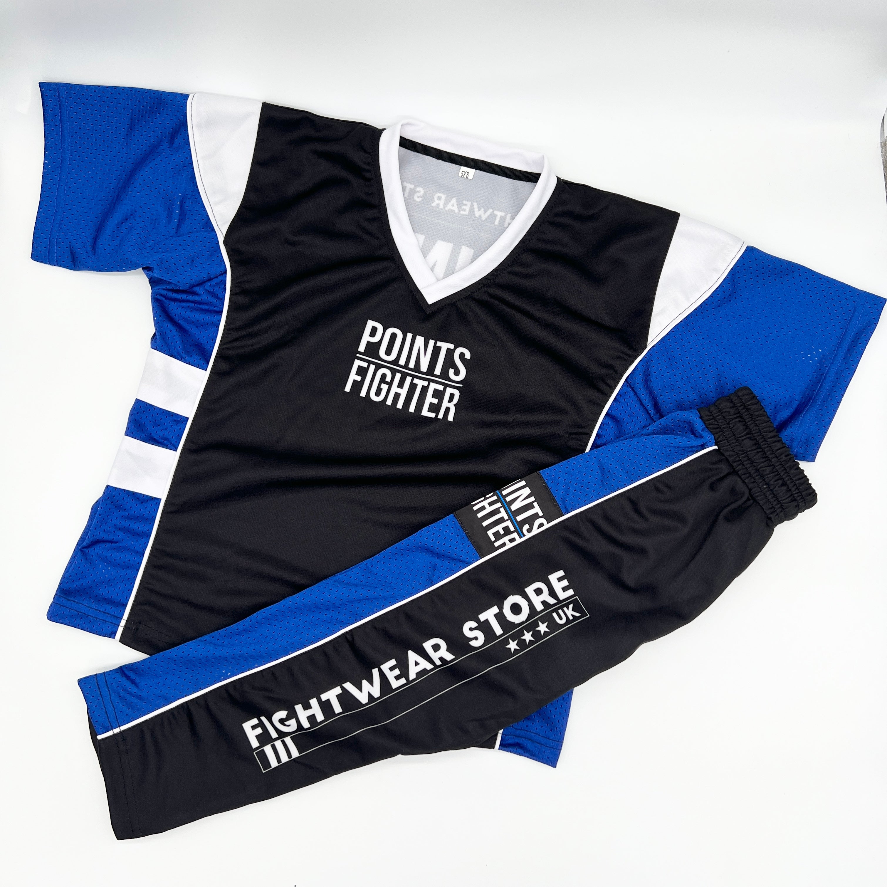 Points Fighter Full Mesh Uniform - Blue