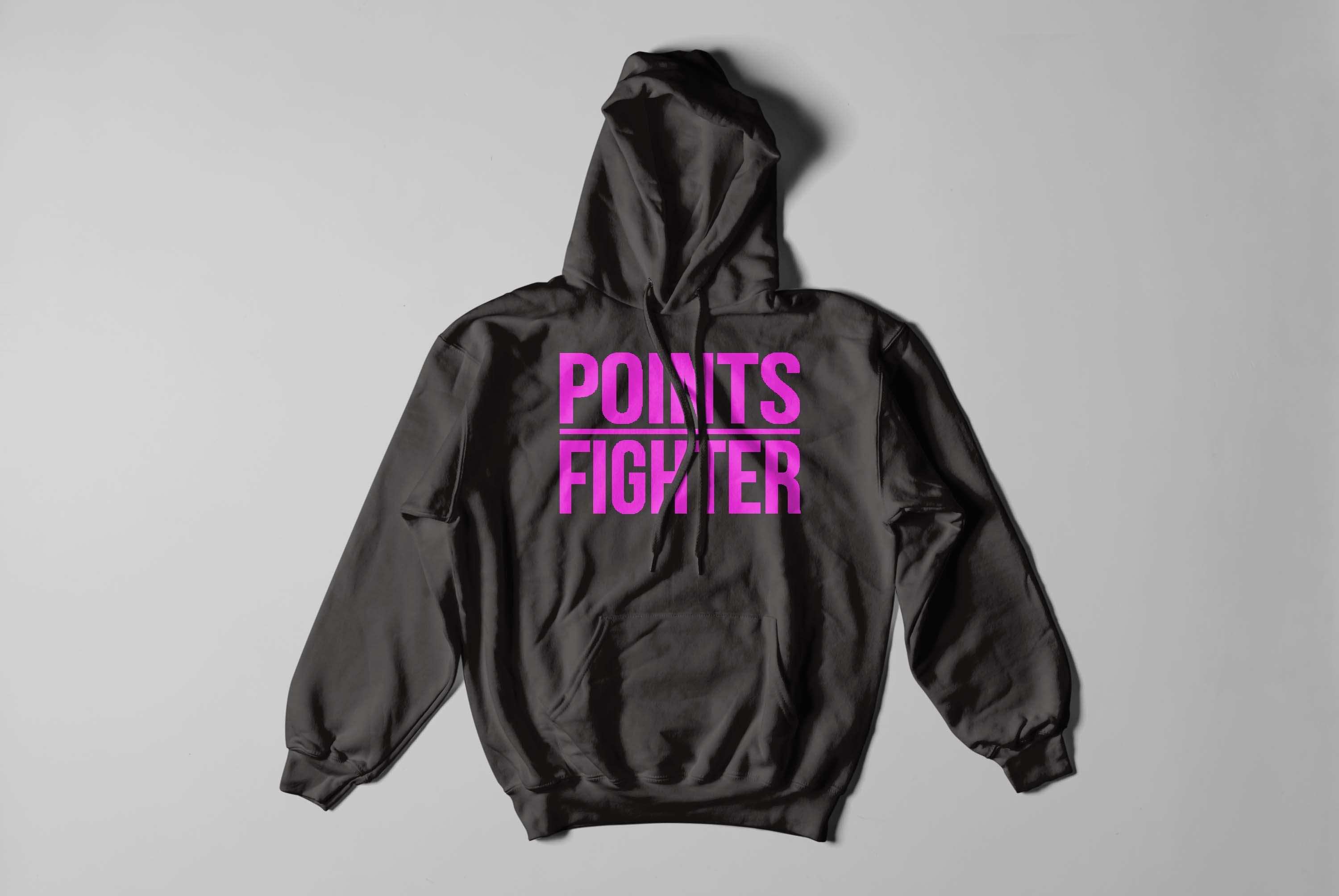 Points Fighter Hoodie - Neon Pink