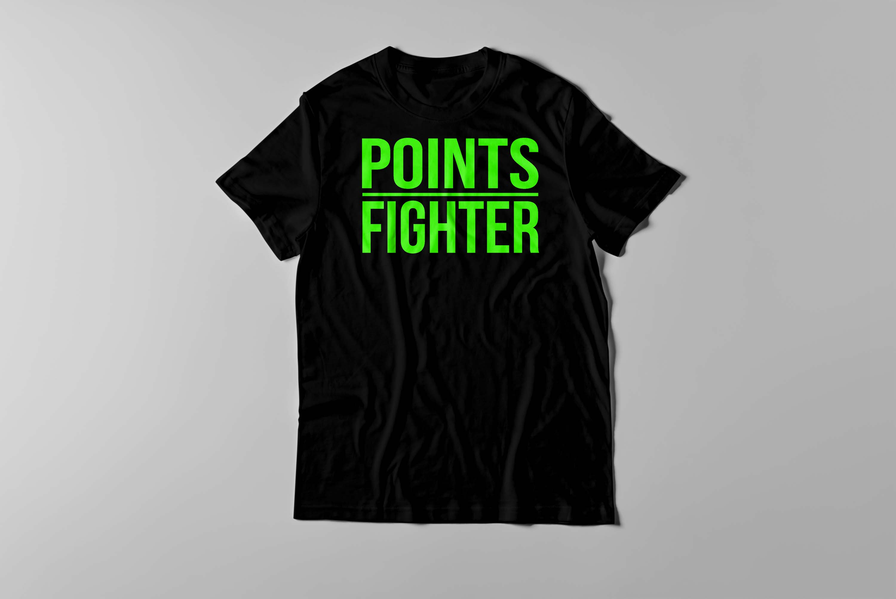 Points Fighter T-Shirt - Neon Green