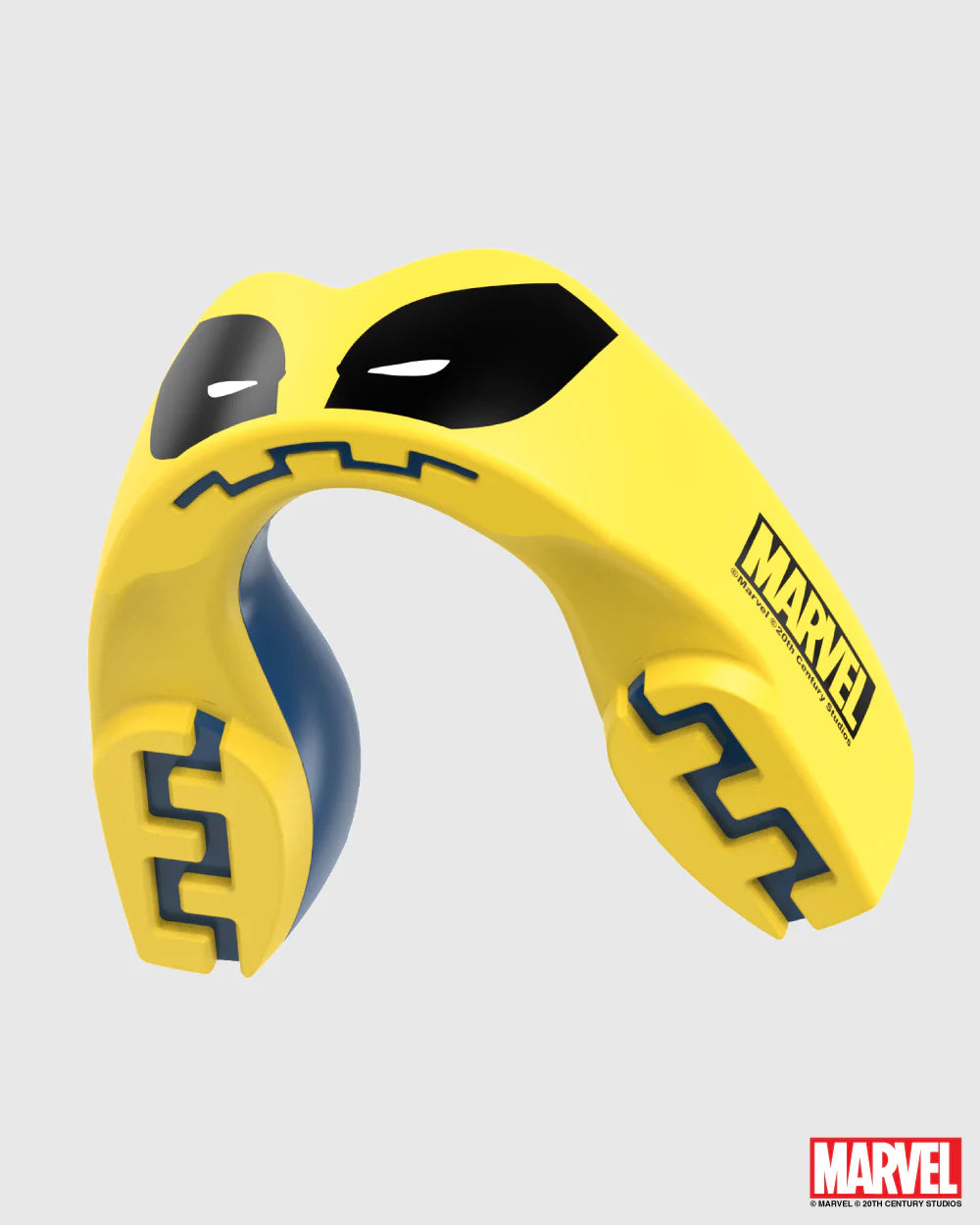 SAFEJAWZ MARVEL WOLVERINE MOUTHGUARD ADULT - YELLOW