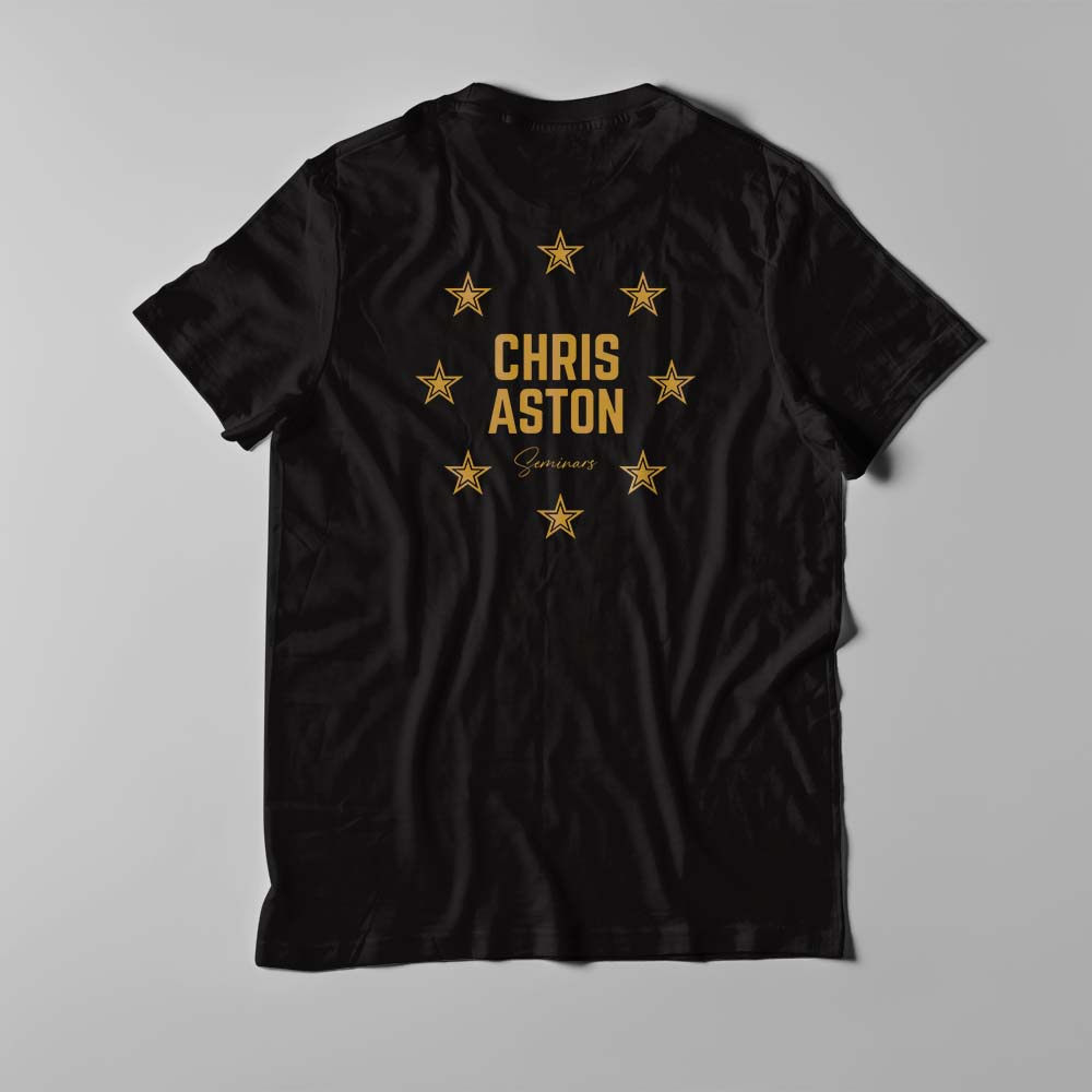 Chris Aston Seminar T-Shirts - Gold