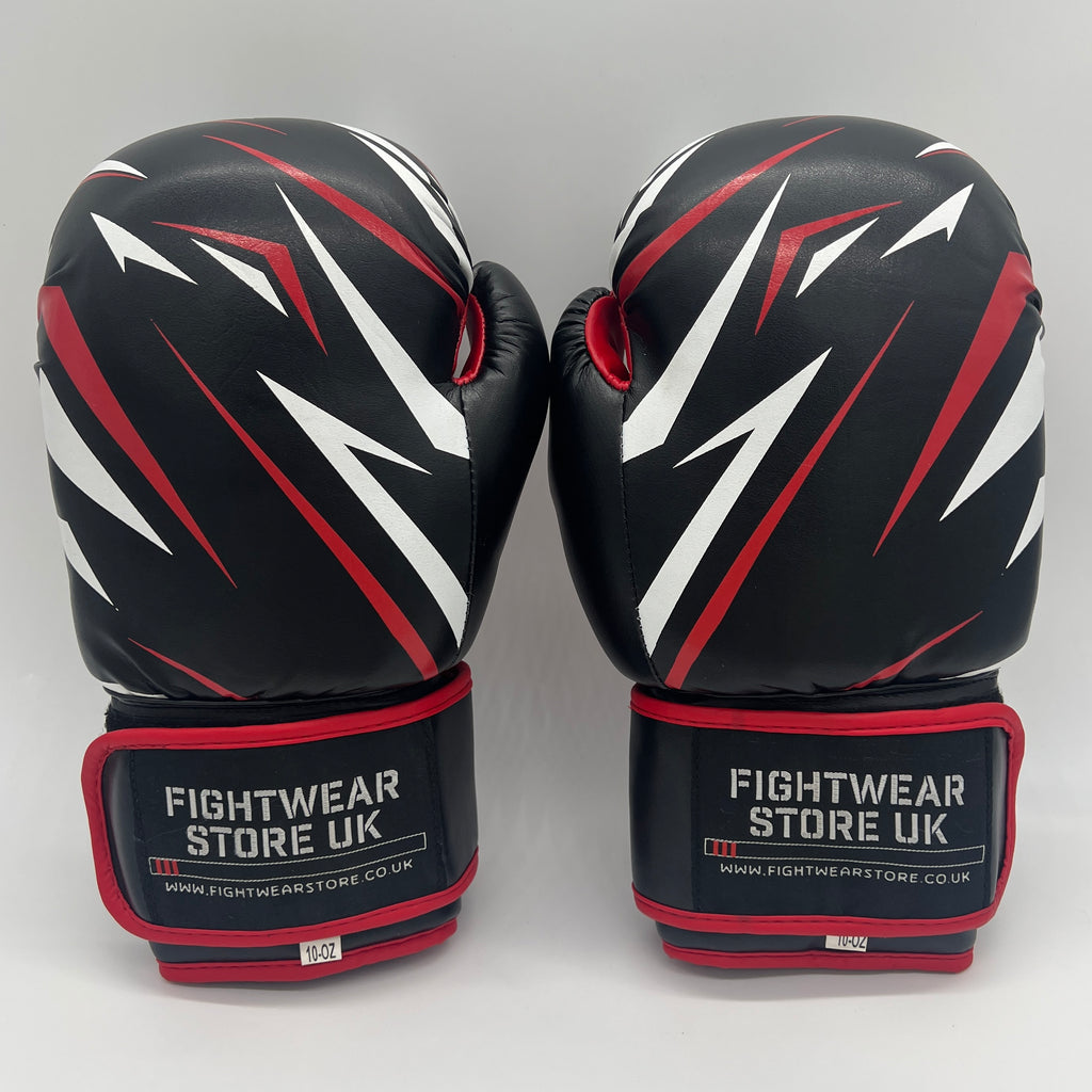 Raptor RAGE Boxing Gloves - BLACK/RED