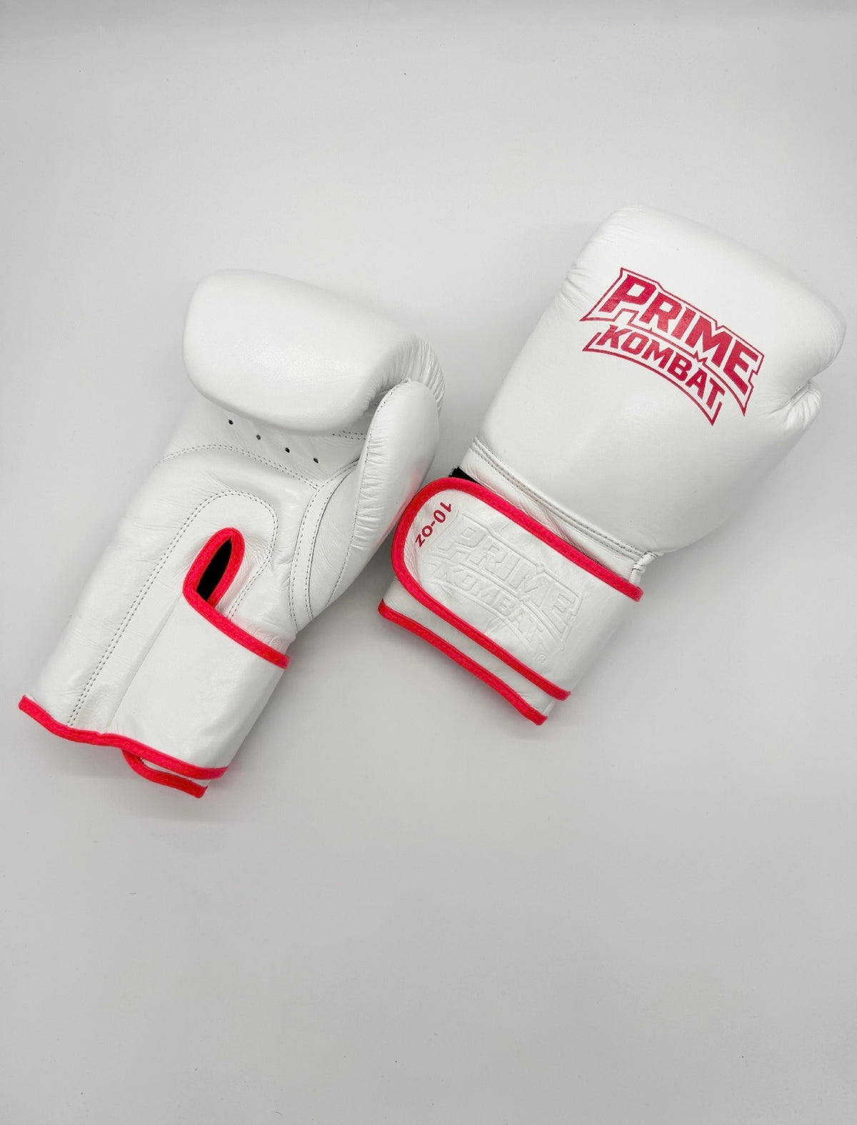 Prime Kombat Phantom Boxing Gloves White - Premium Leather