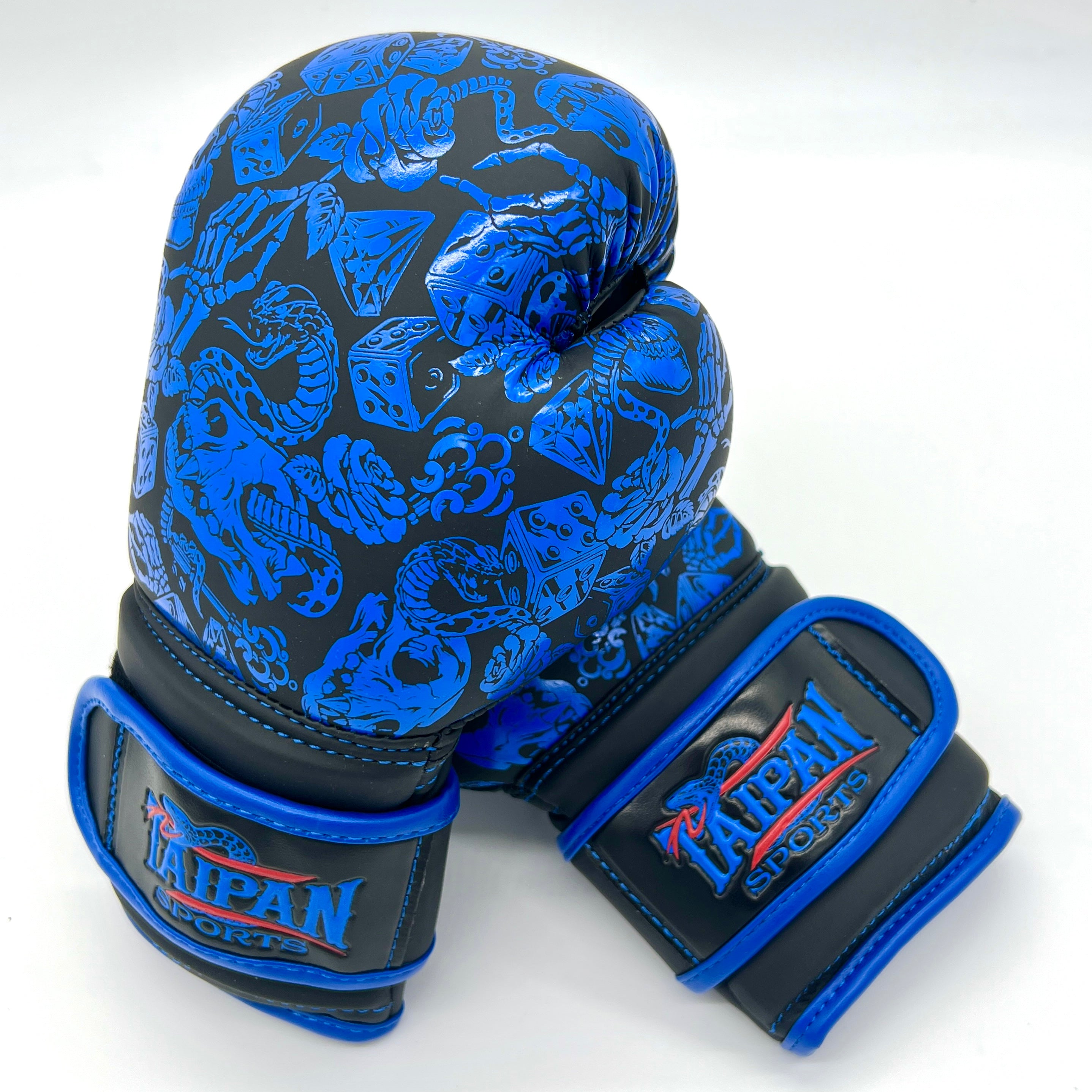 Blue Cobra Strike Boxing Gloves - Taipan Sports