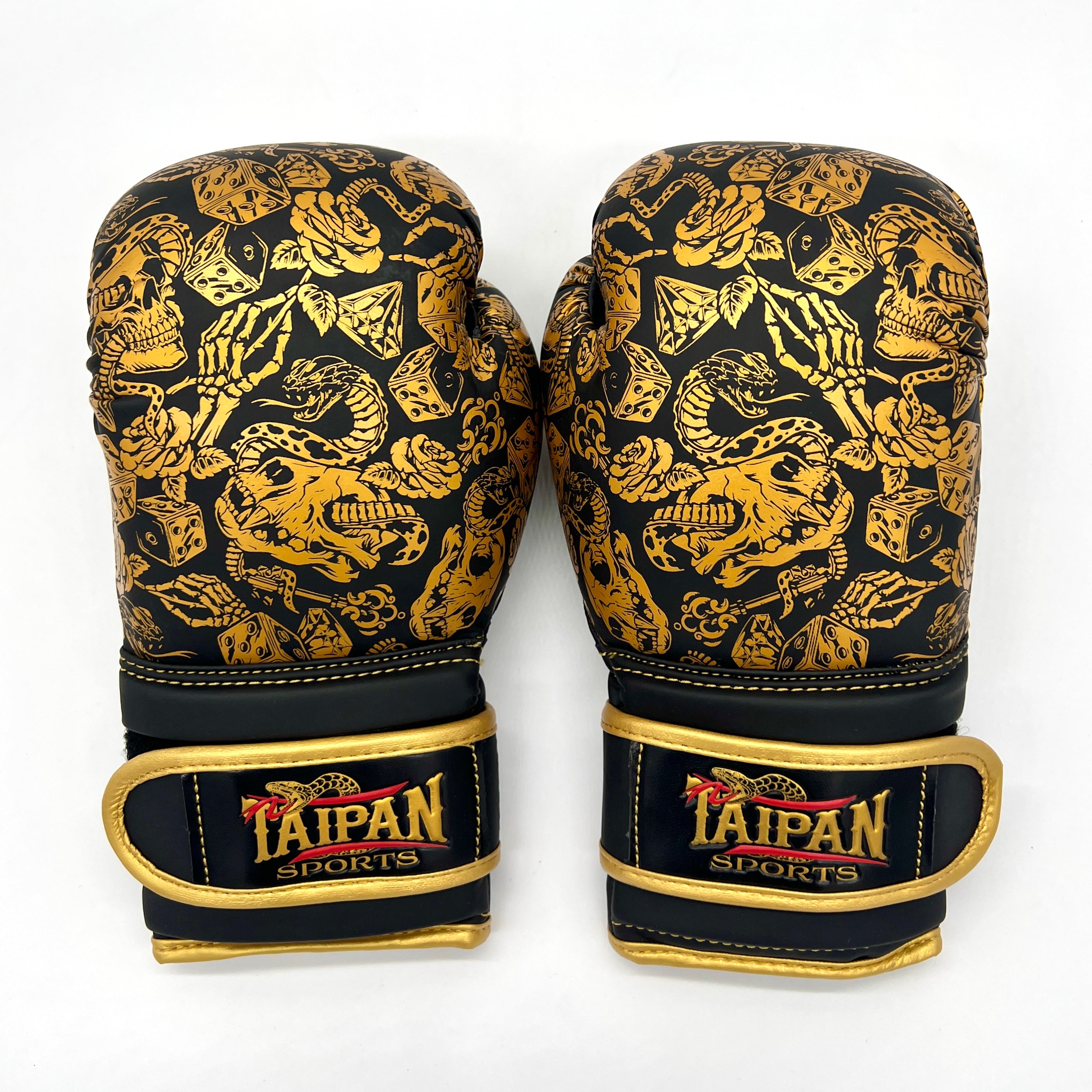 Gold Cobra Strike Boxing Gloves - Taipan Sports