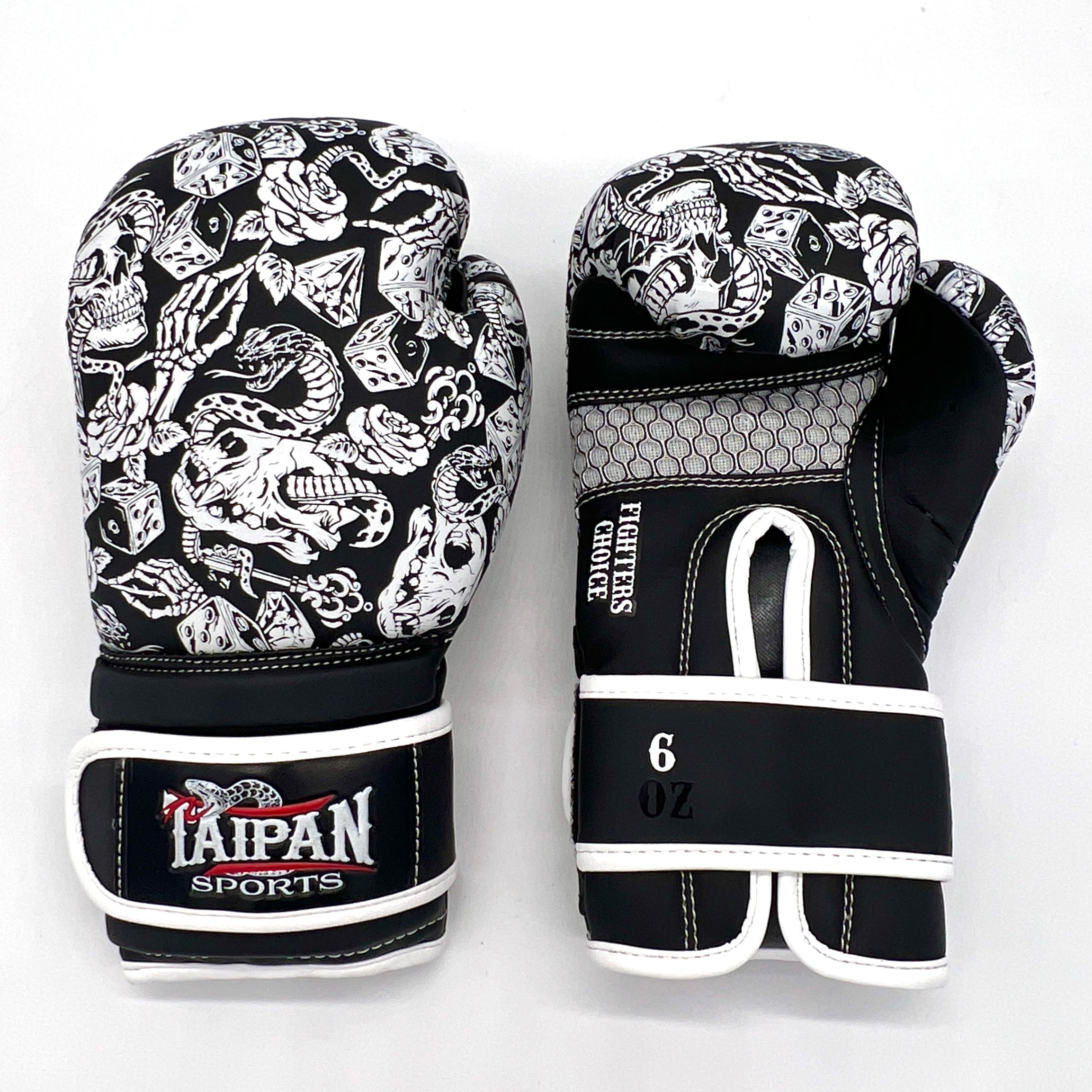 White Cobra Strike Boxing Gloves - Taipan Sports