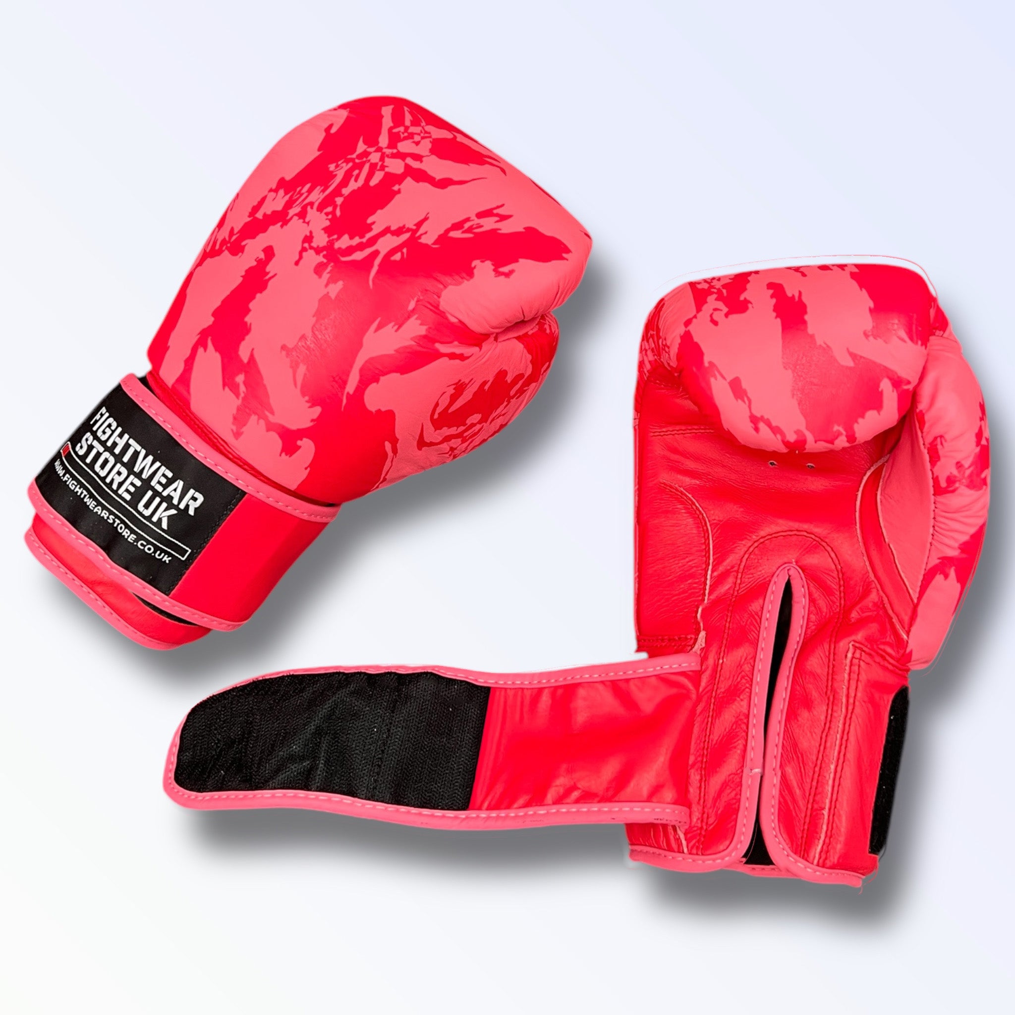 Sakura Strike: Stealth 10oz Thai Style Boxing Gloves - (Genuine Leather)