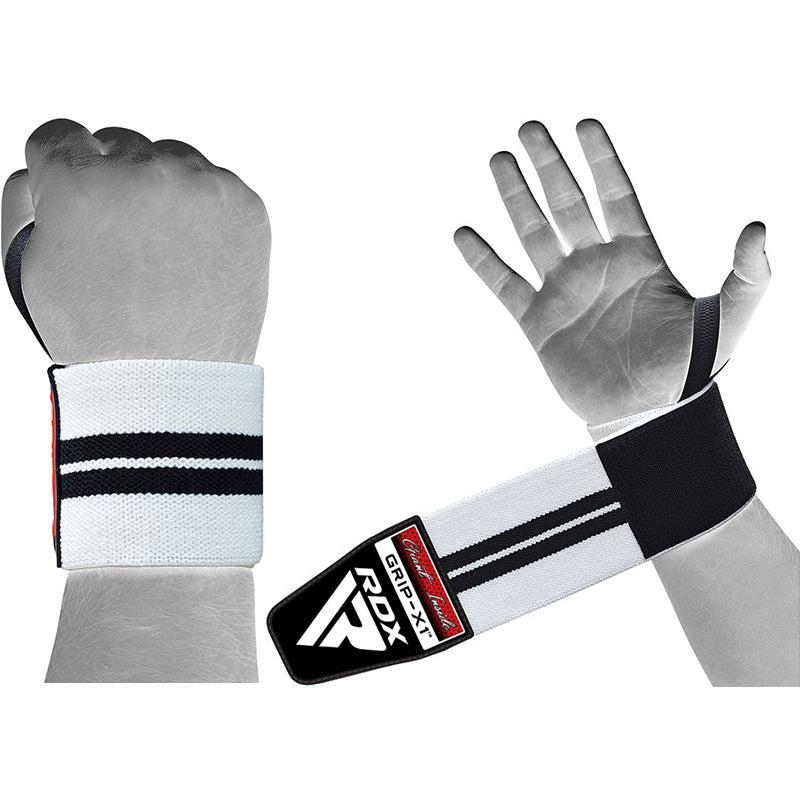 RDX W3W WEIGHT LIFTING WRIST SUPPORT WRAPS WITH THUMB LOOPS OEKO-TEXÂ®Â Standard 100 certified