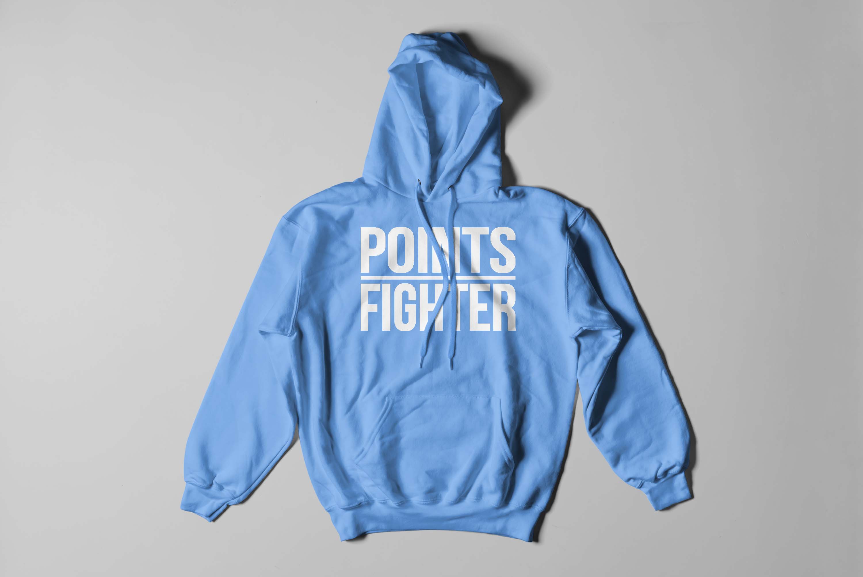 Points Fighter Hoodie - Light Blue