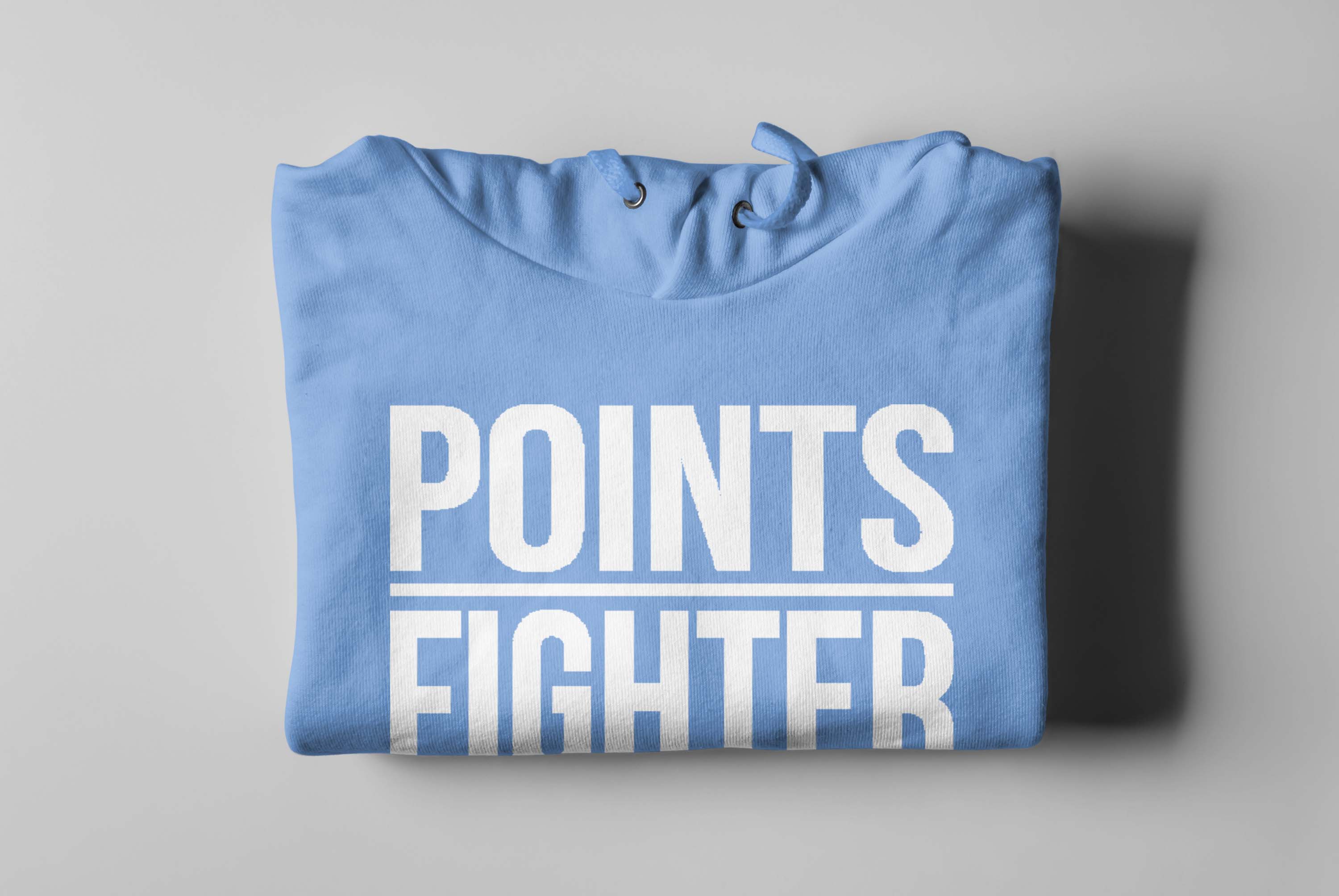 Points Fighter Hoodie - Light Blue
