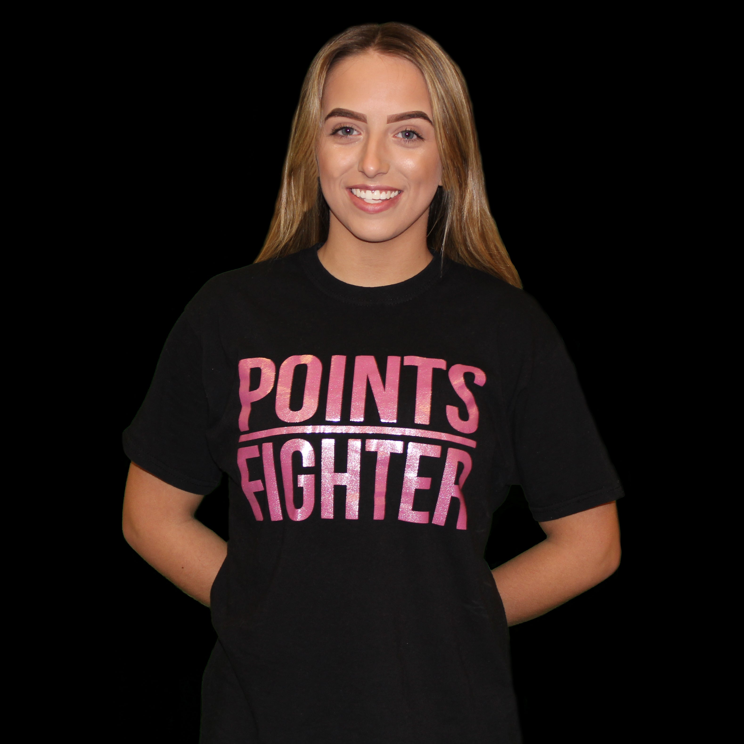 Points Fighter T-Shirt - Sparkly Pink