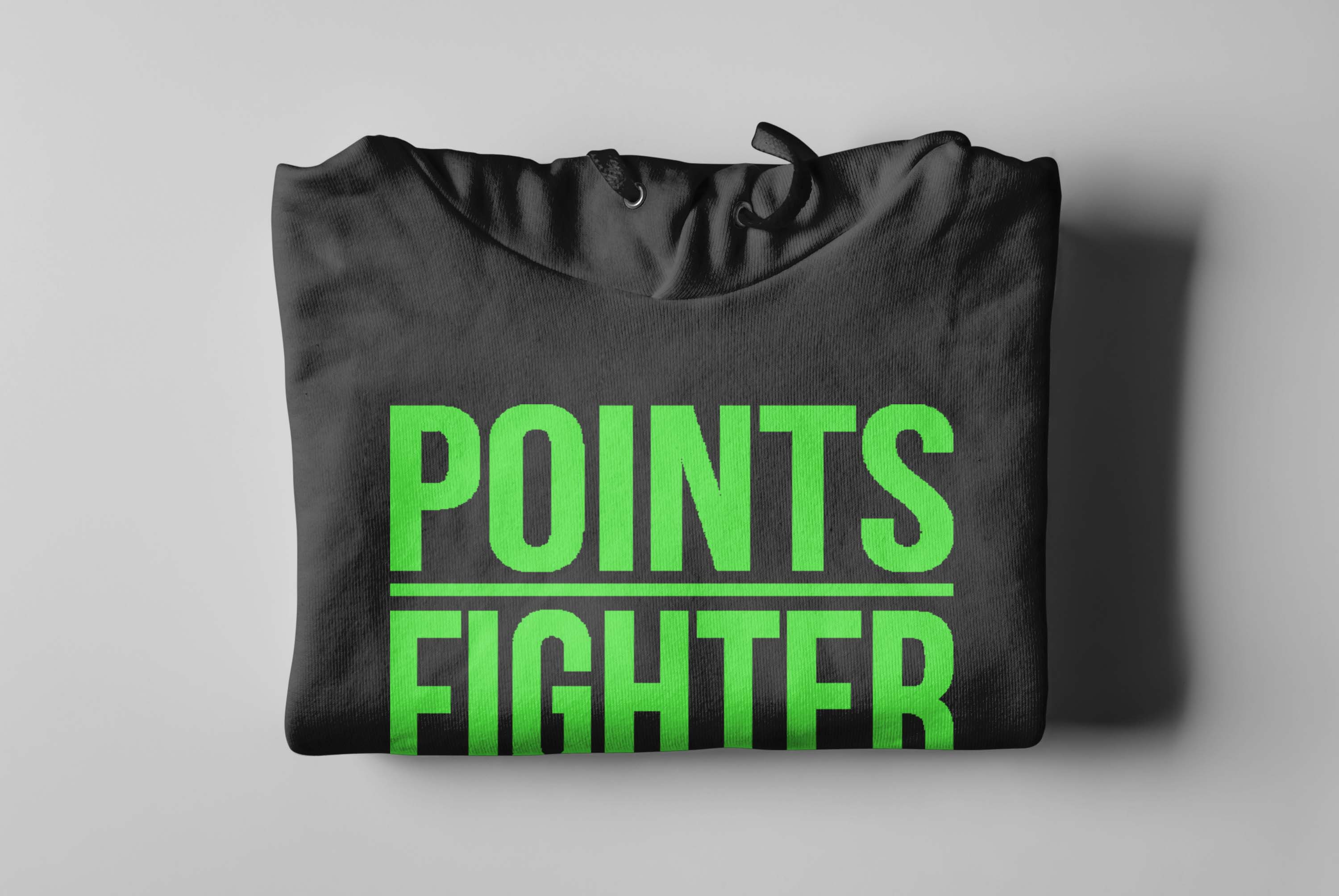 Points Fighter Hoodie - Neon Green