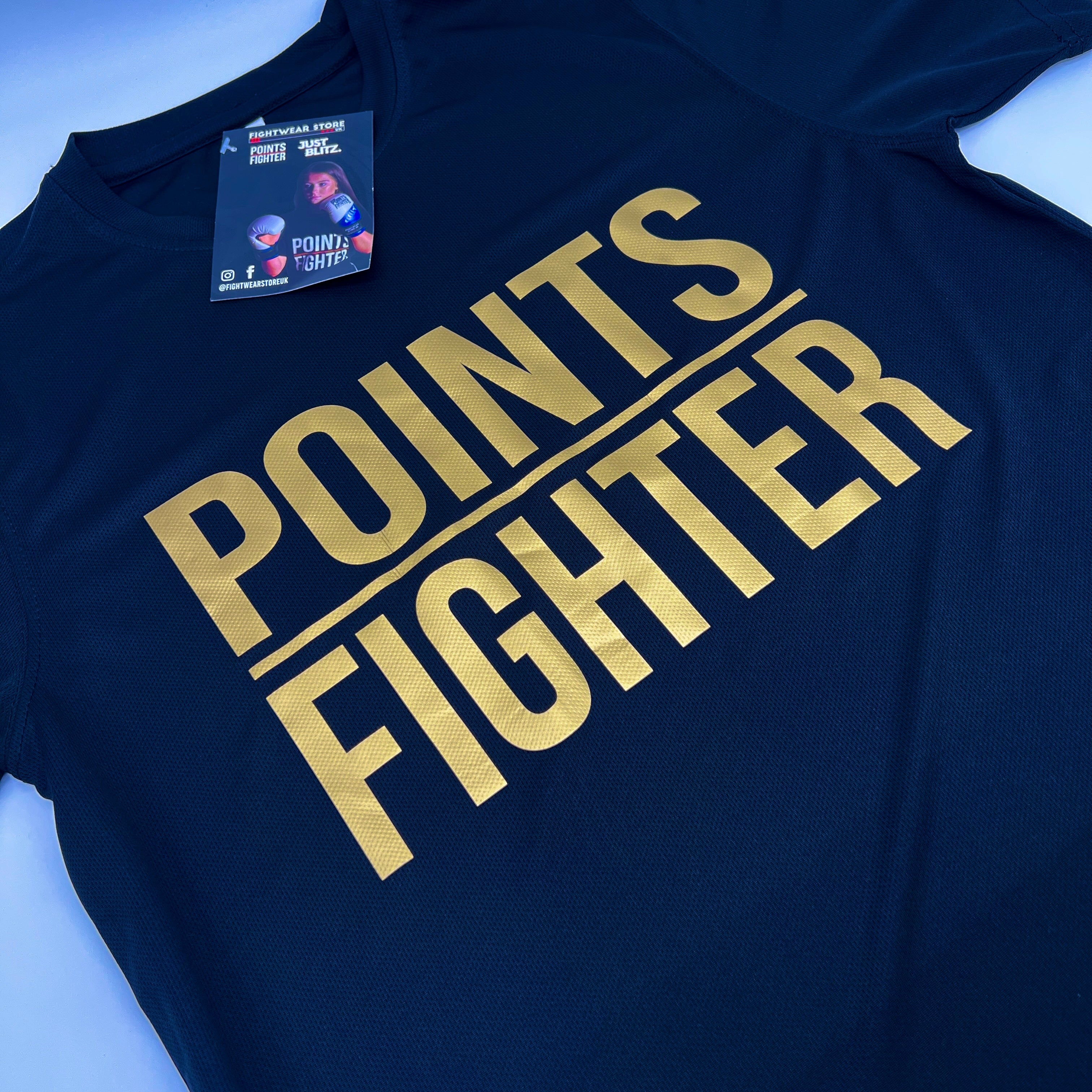 Points Fighter Tech T-Shirt - Gold