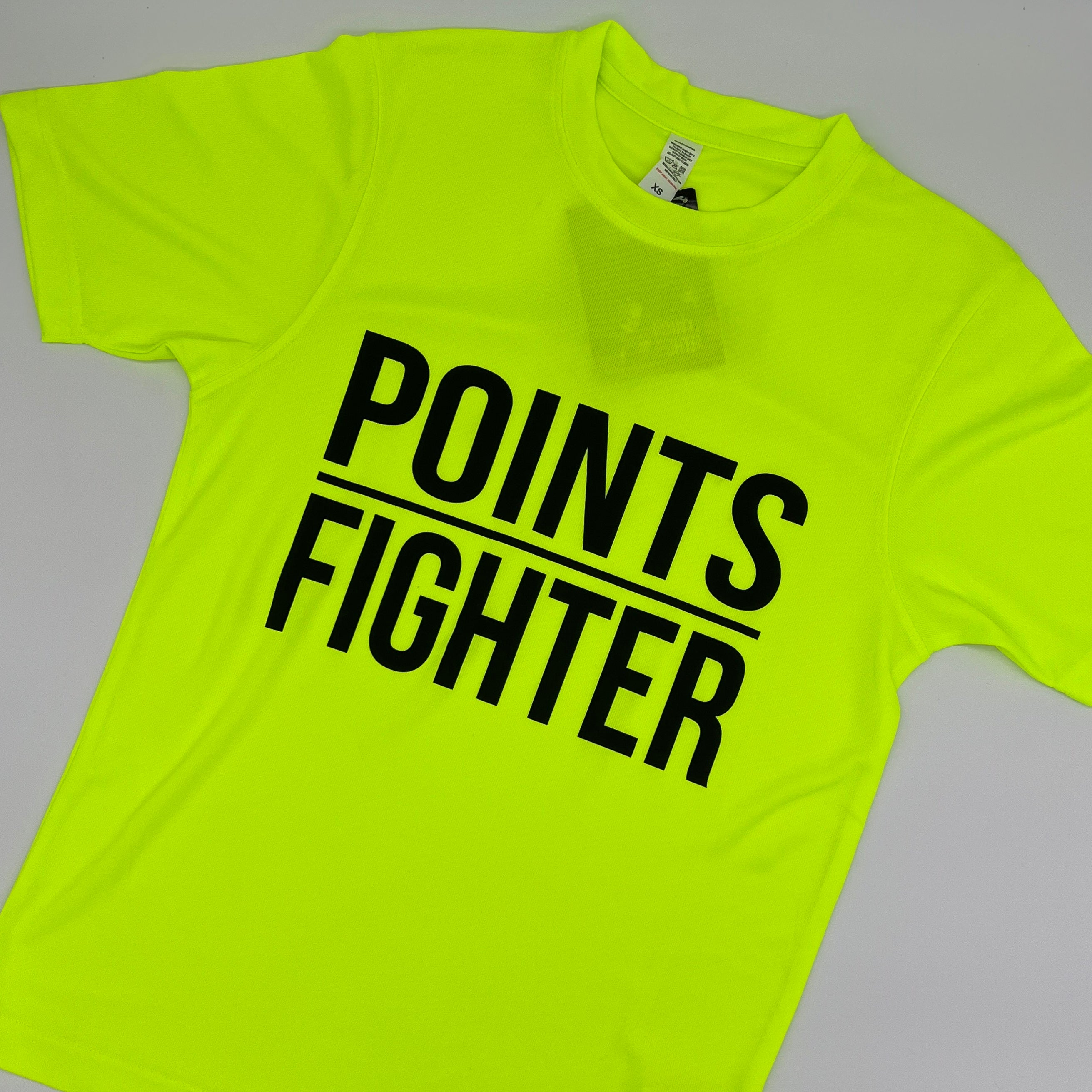 Points Fighter Tech T-Shirt - Neon Yellow