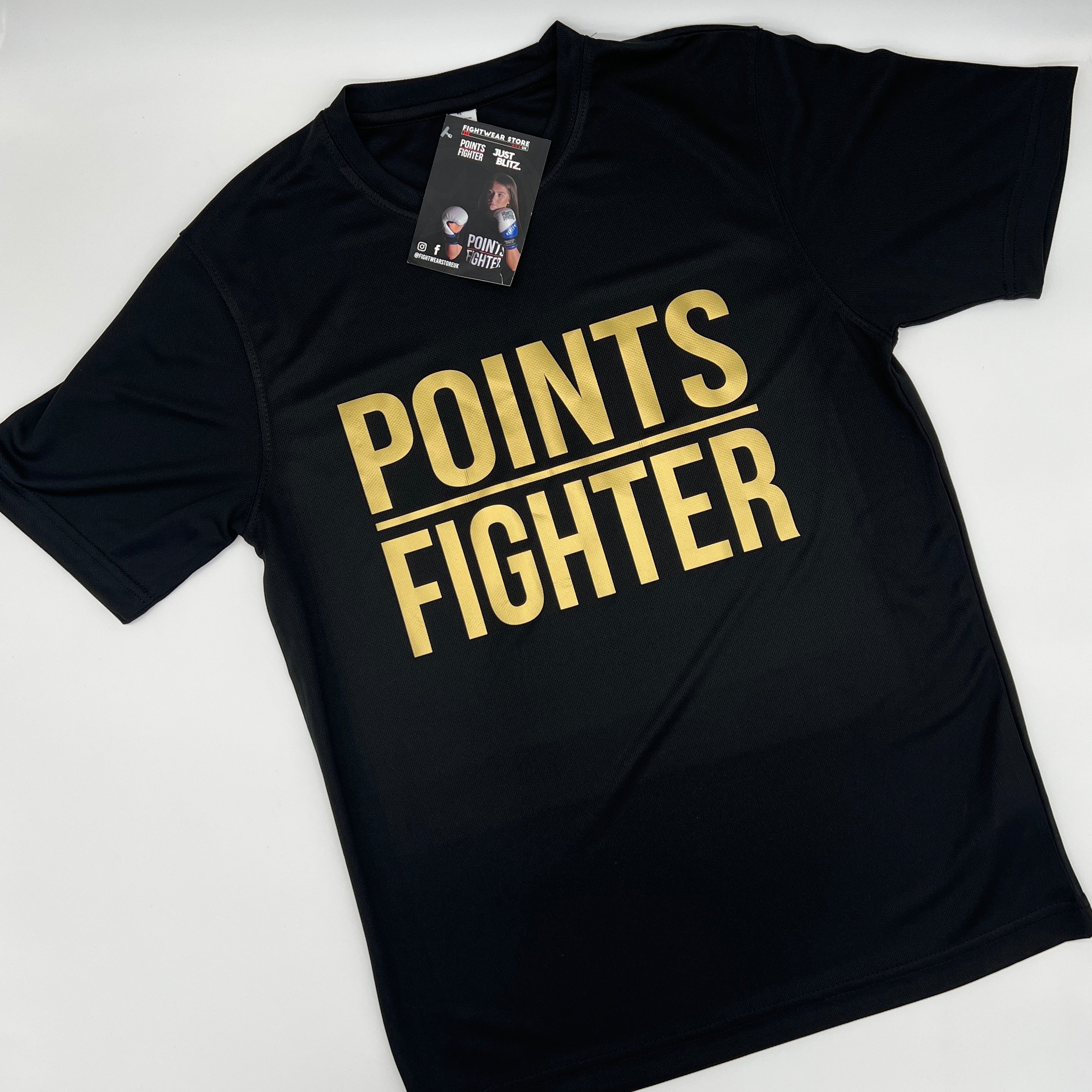 Points Fighter Tech T-Shirt - Gold