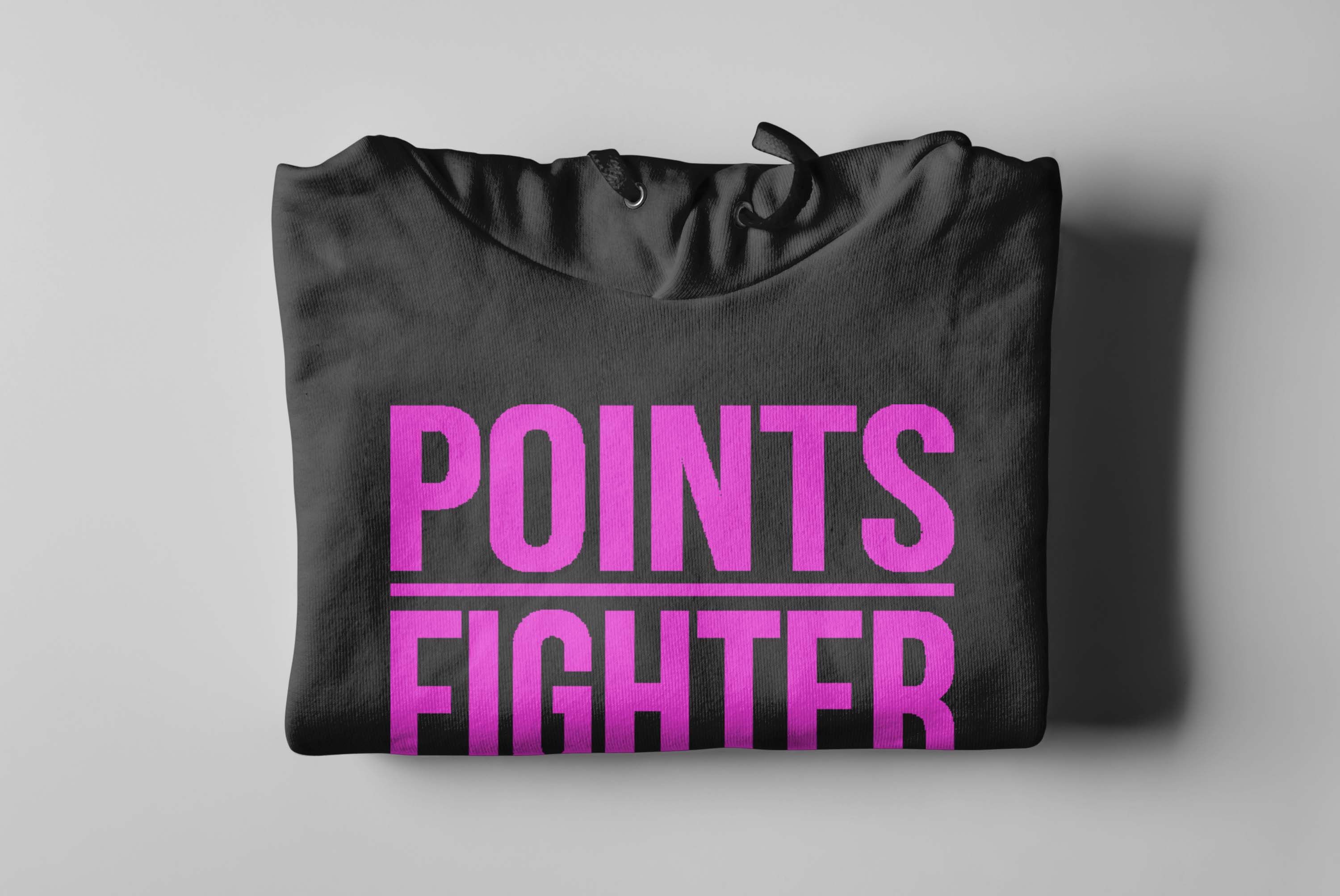 Points Fighter Hoodie - Neon Pink